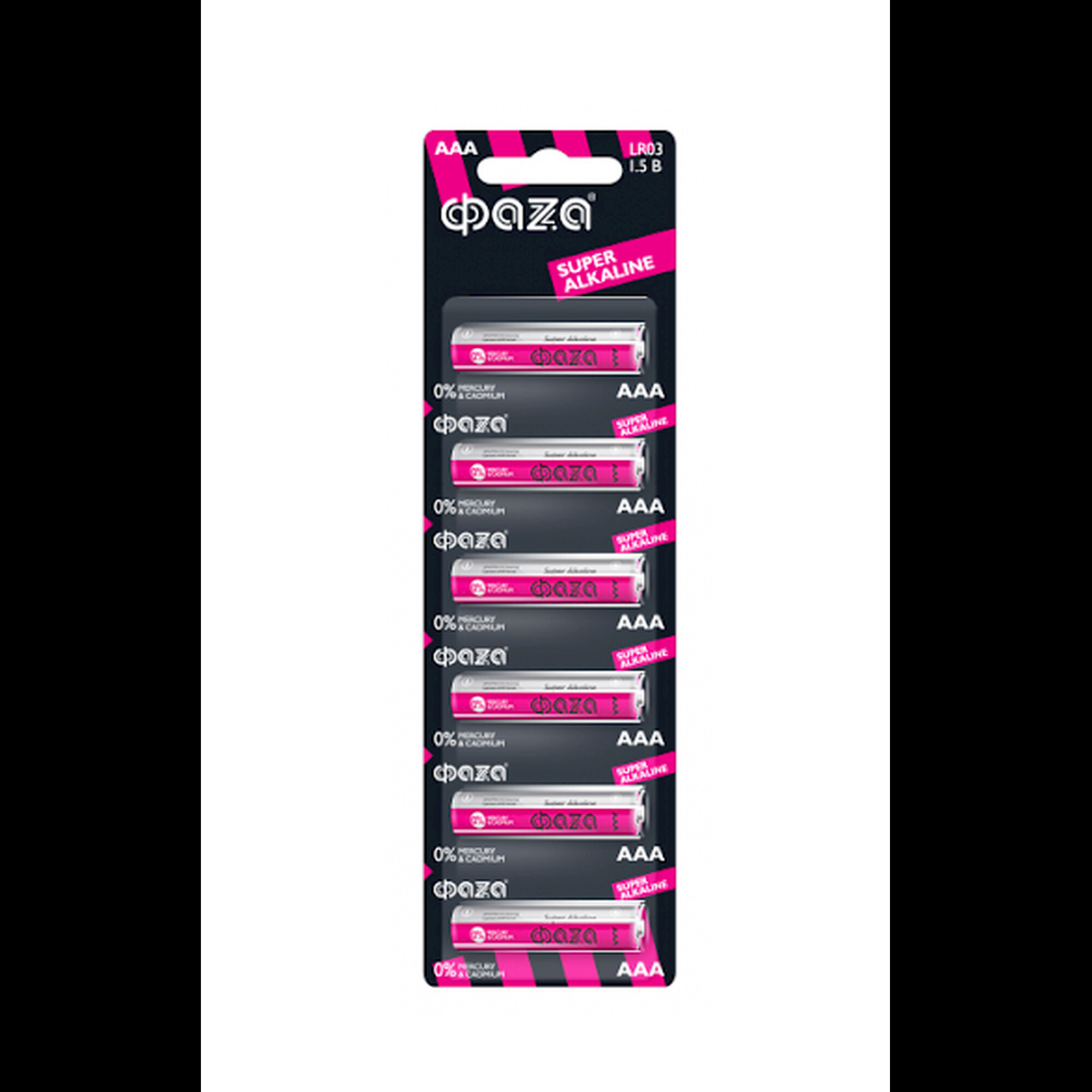 Батарейка щелочная LR03 ФАZА Super Alkaline BL-6 - 1шт.