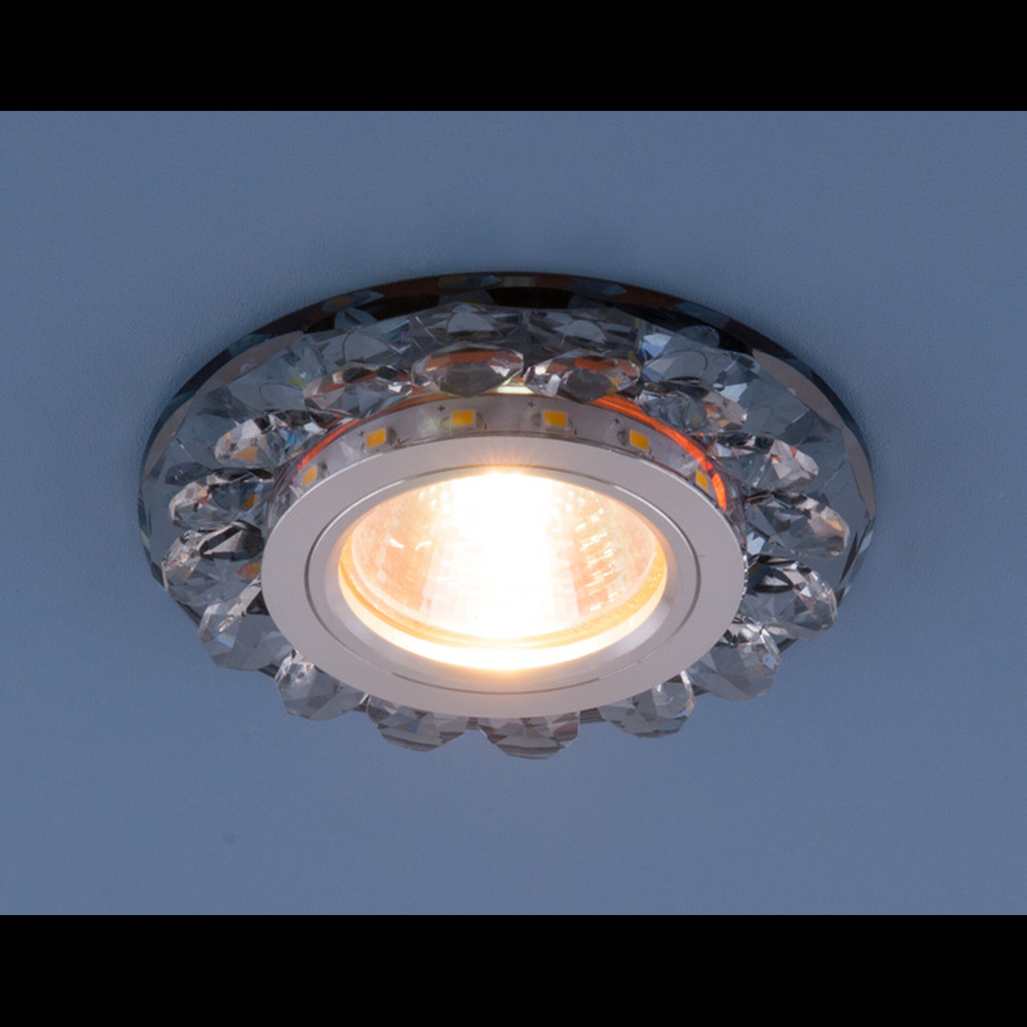 Светильник встраиваемый с подсветкой 6036 MR16 дымчатый Elektrostandard (распродажа)