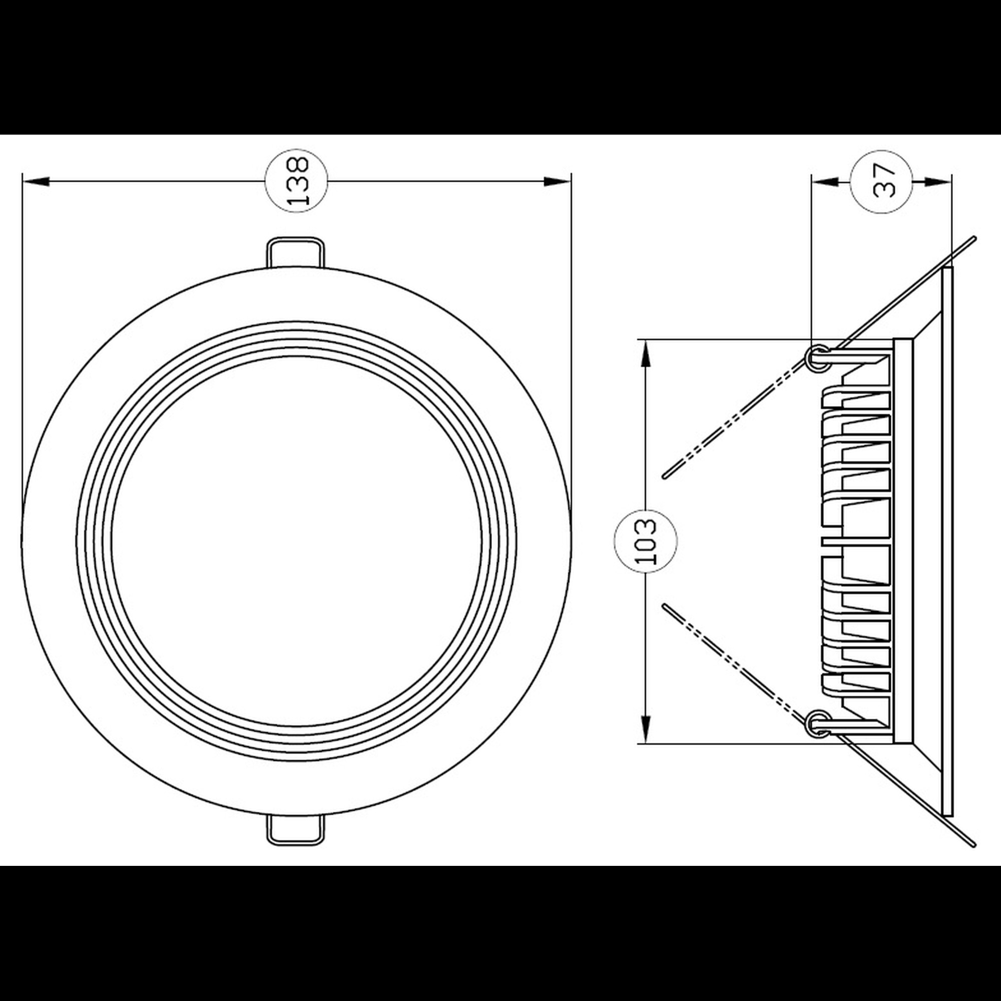 Светодиодный светильник FT 250 25W Faros