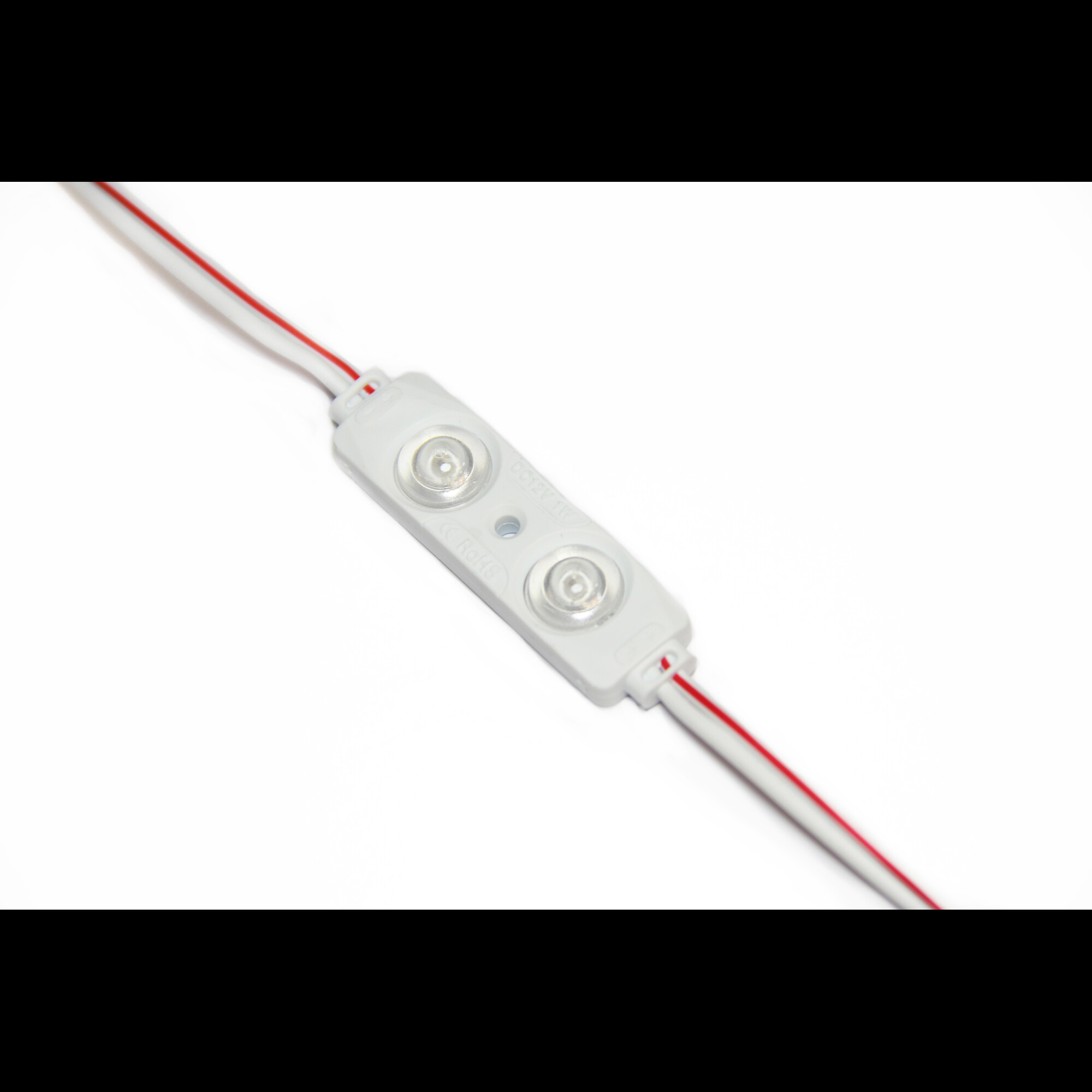 Модуль светодиодный 2 SMD 2835 1Вт 80Лм Синий (с линзой 160) -1шт. SignImpress