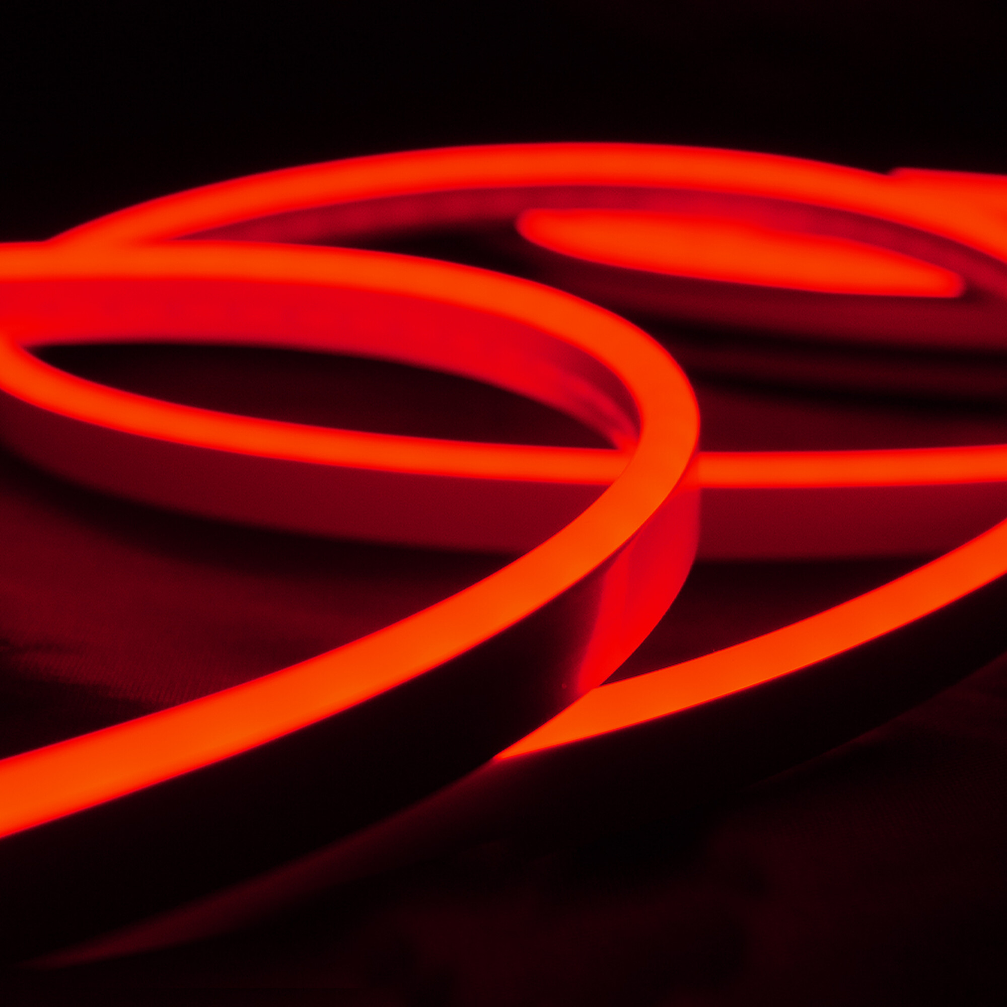 Неон гибкий силиконовый SMD2835 12В рез1см 100д/м 11Вт Красный 6*12мм IP65 5м (1метр) SignImpress