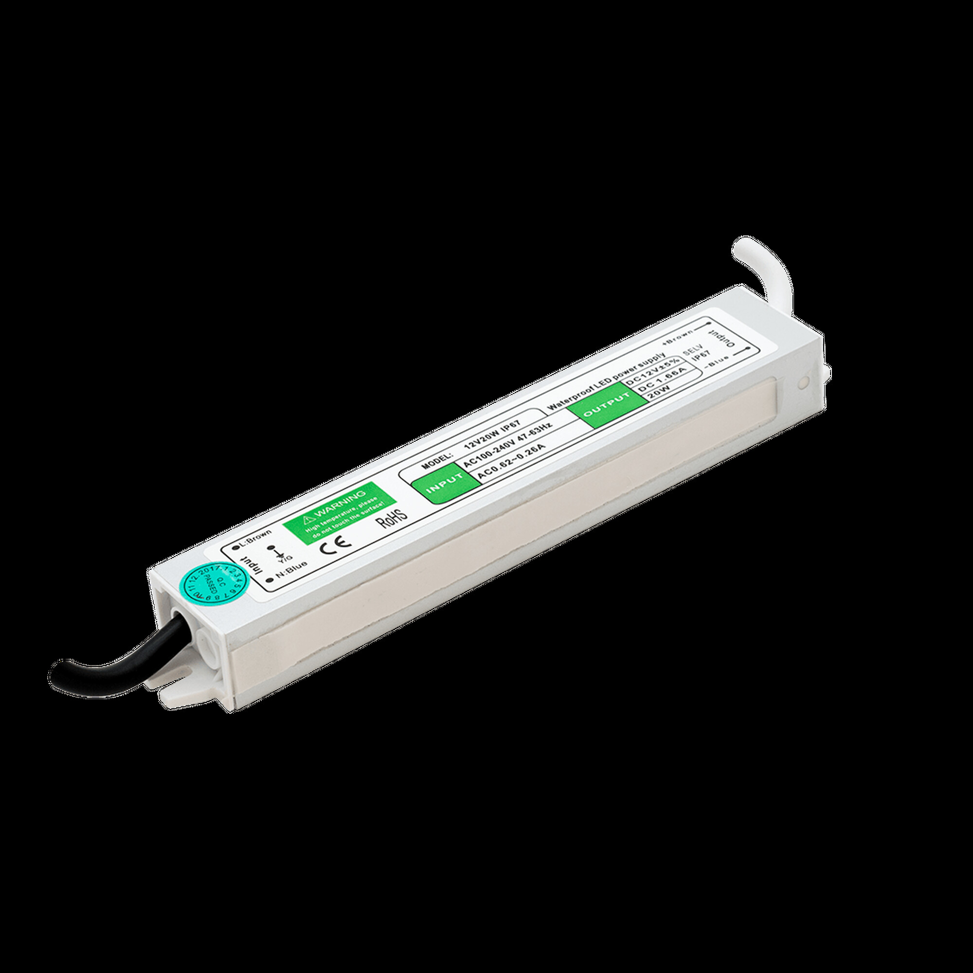 Блок питания Al TPW, 20W влагозащитный, 12V SWG