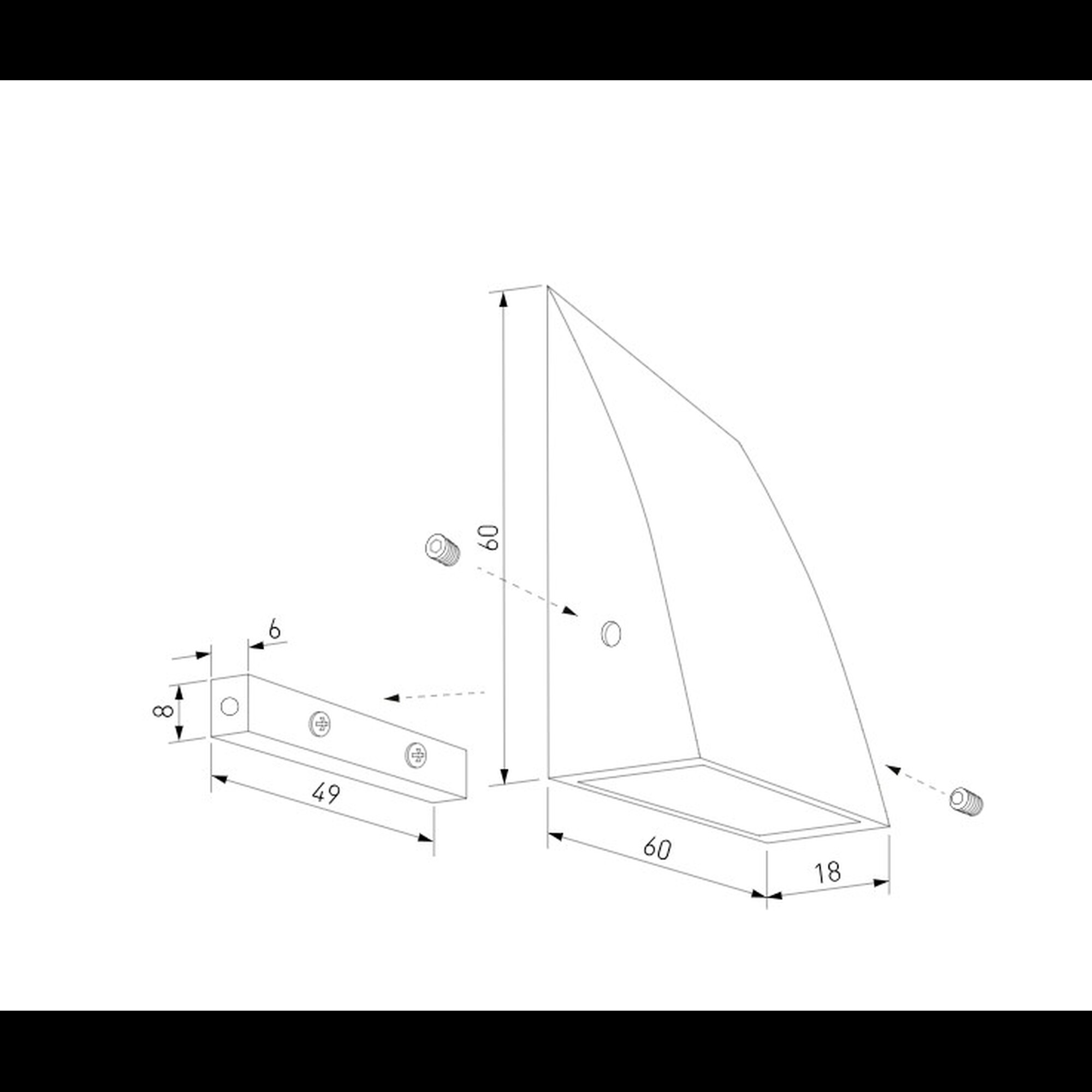 Светодиодная подсветка для лестниц 40159/LED 4000K Латунь Elektrostandard