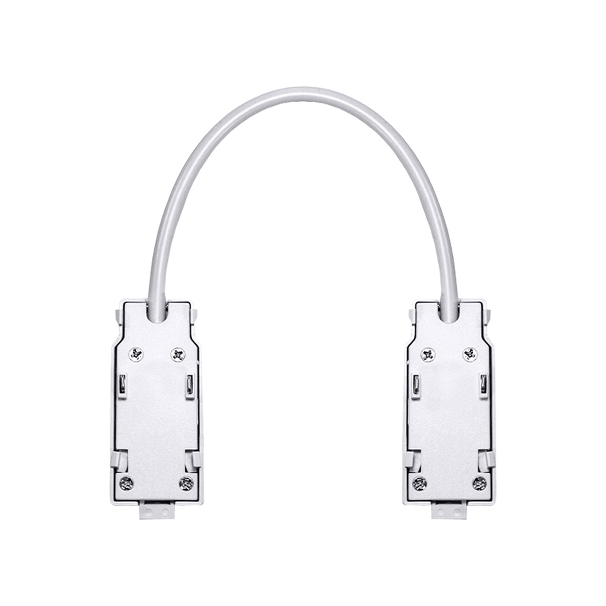 Коннектор питания 16см для соединения шинопровода однофазного магнитного Ultra Белый SignImpress