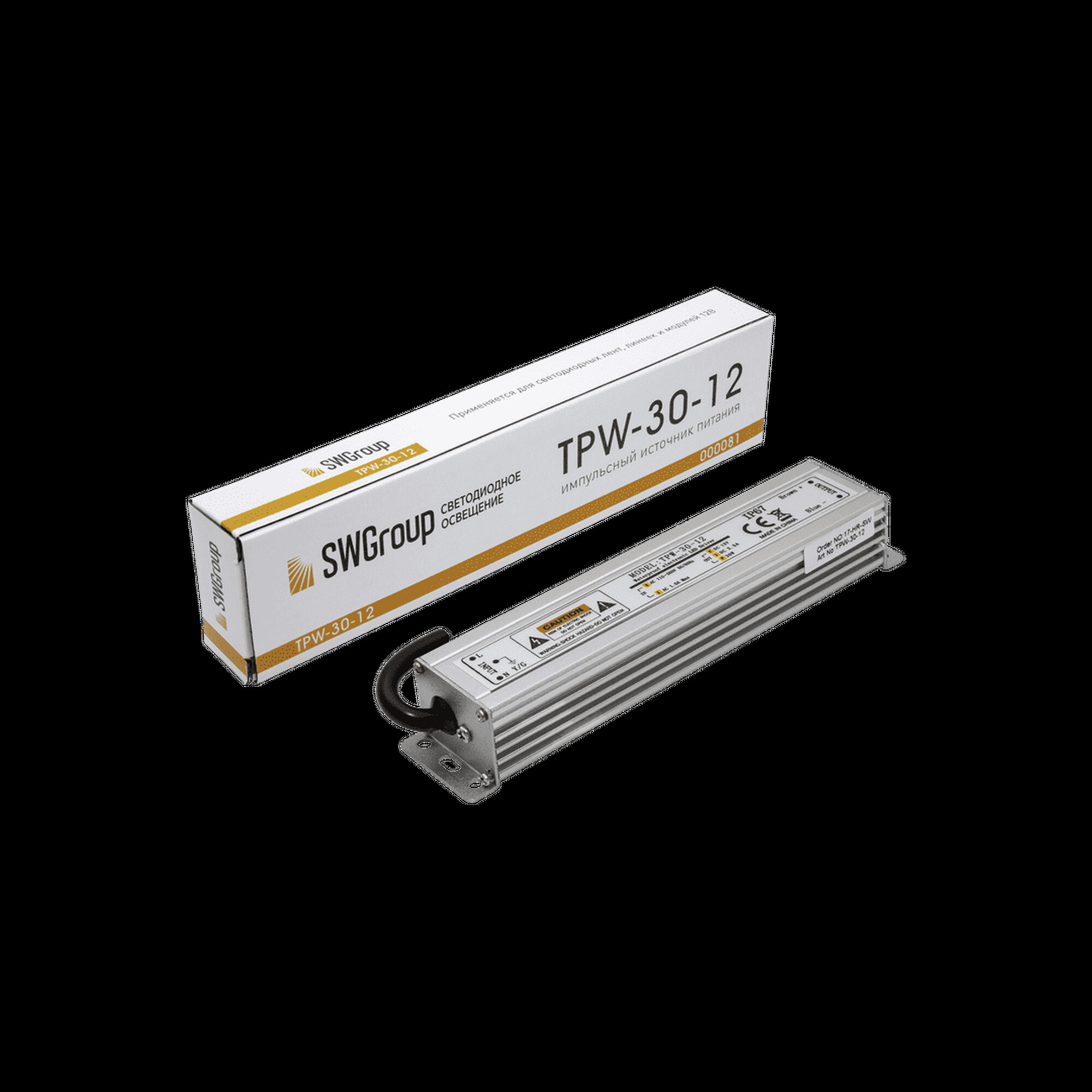 Блок питания MINI Al TPW, 30 W Влагозащитный, 12 V SWG