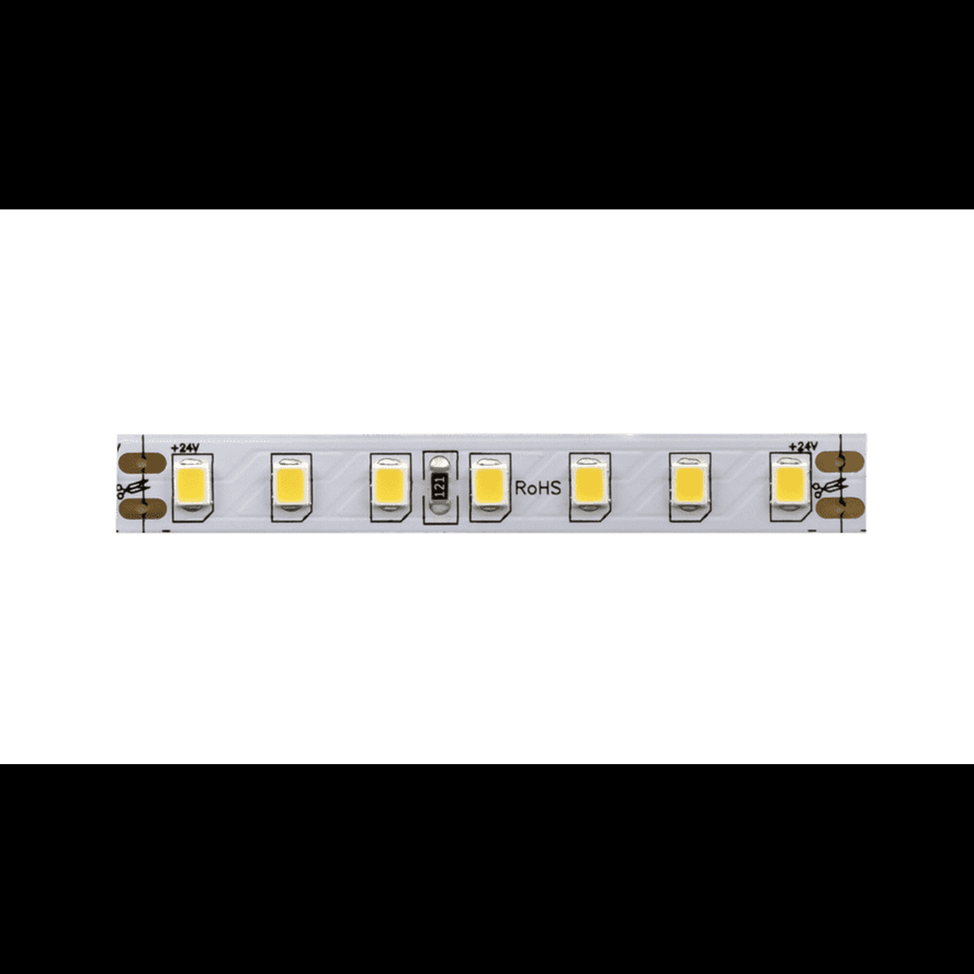 Лента светодиодная ПРО SMD2835 126LED/м 13Вт/м 24В IP20 Цвет: Теплый белый (1метр) SWG