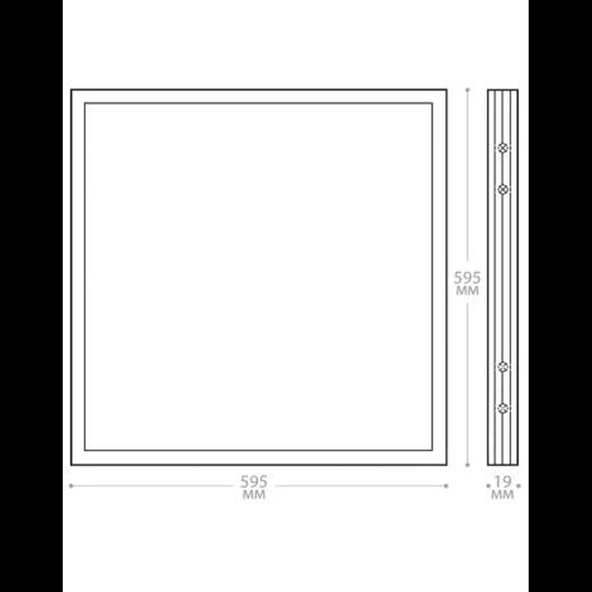 Светодиодный светильник AL2115 встраиваемый 72W 6500K белый со встроенным ЭПРА  Feron