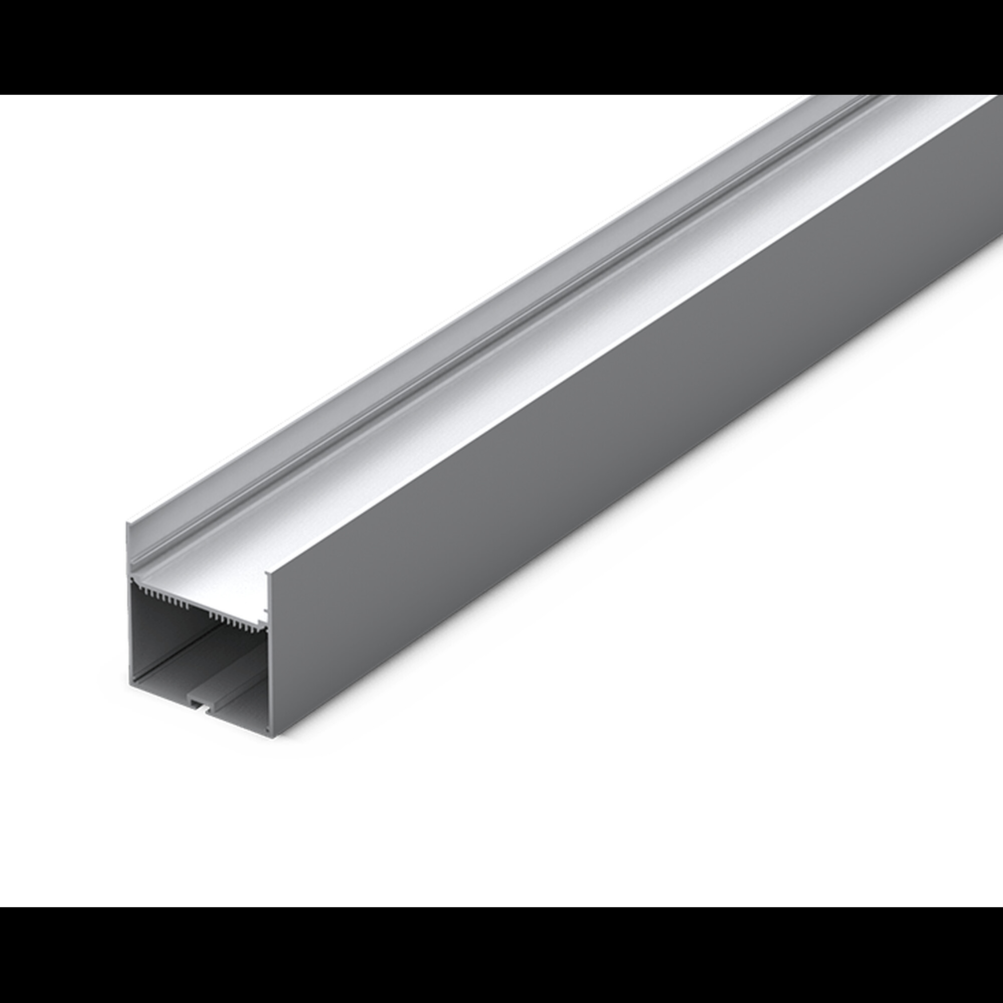 Профиль подвесной/накладной алюминиевый LS.7477 (2.5м) SWG