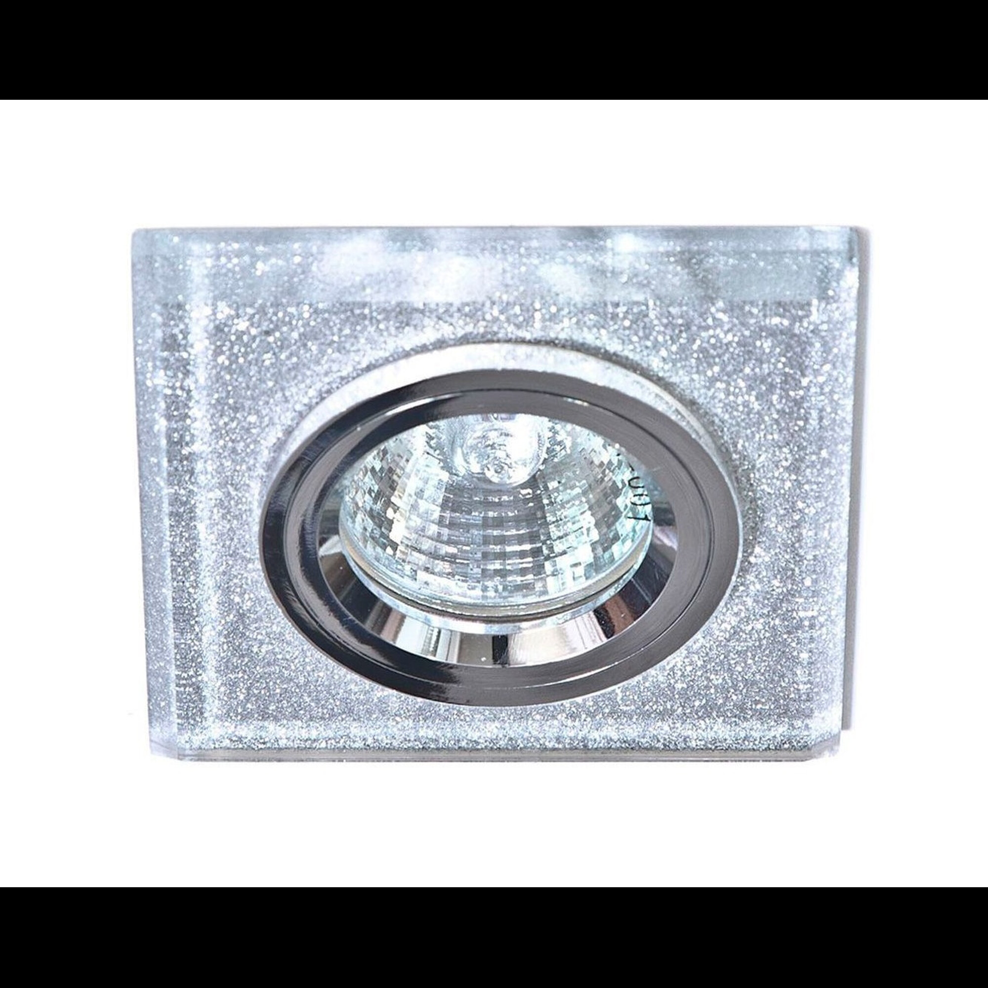 Светильник встраиваемый квадрат MR16 серебро, серебро, 8170-2 Feron