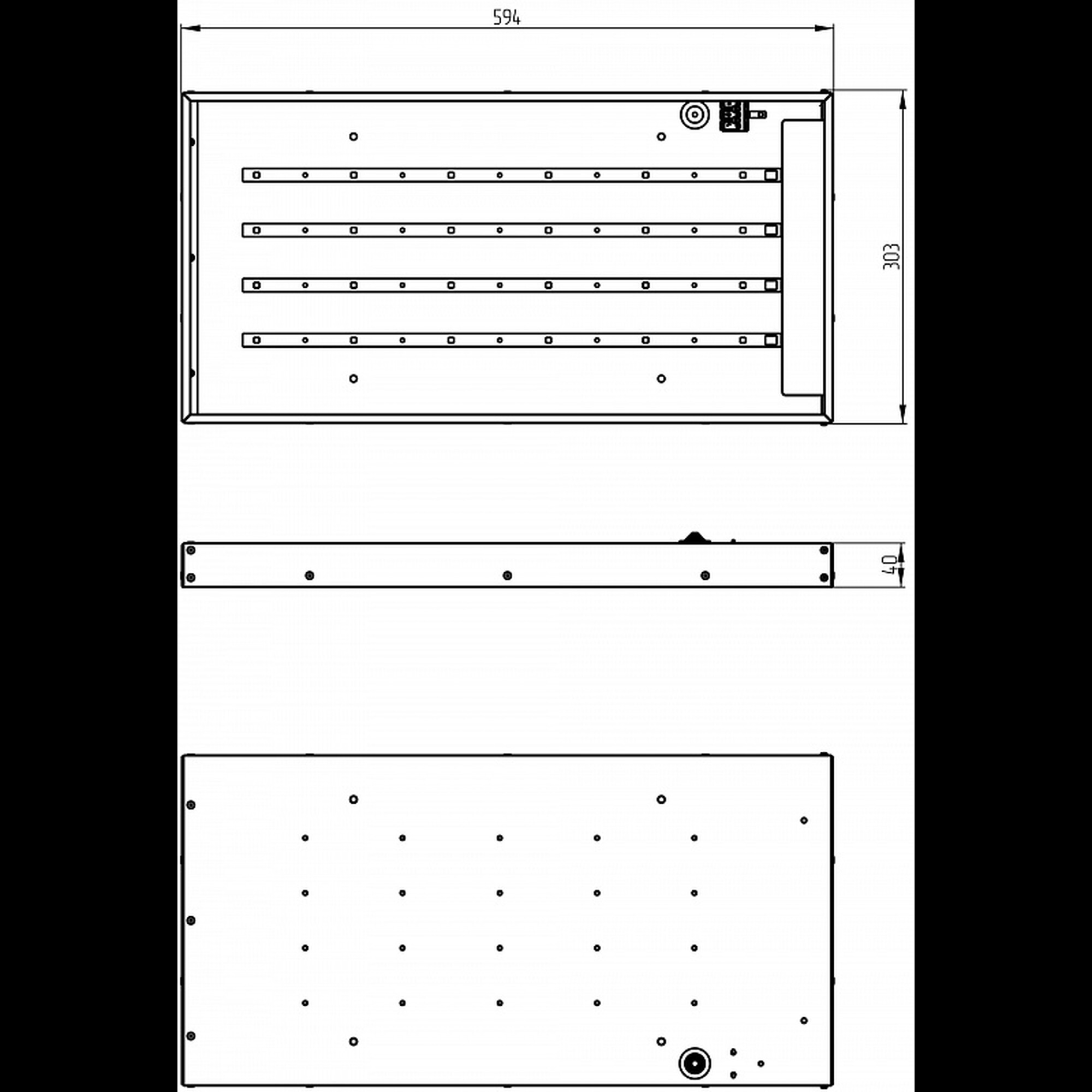 Светильник светодиодный ССВ 15-1600-Н50 (15 Вт, 1612 Лм, 2 кг) Ферекс