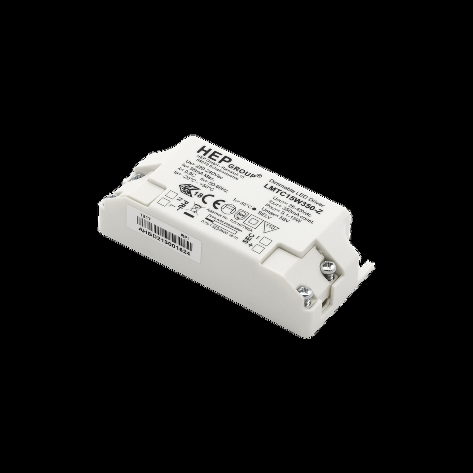 Драйвер для светильников FS, 15Вт, диммируемый SWG