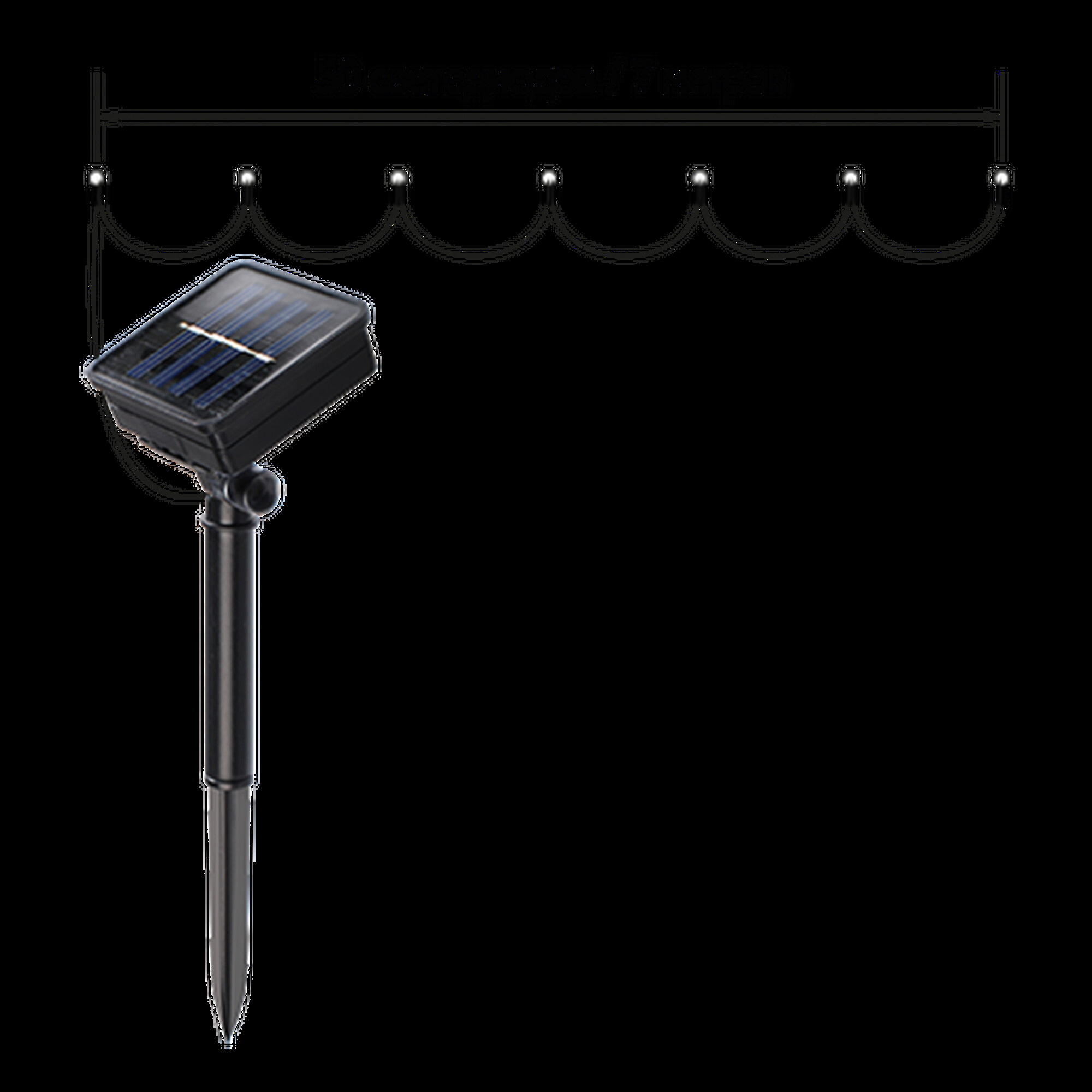 Гирлянда, солнечная батарея ФАZА SLR-G01 (мультицвет) (распродажа)