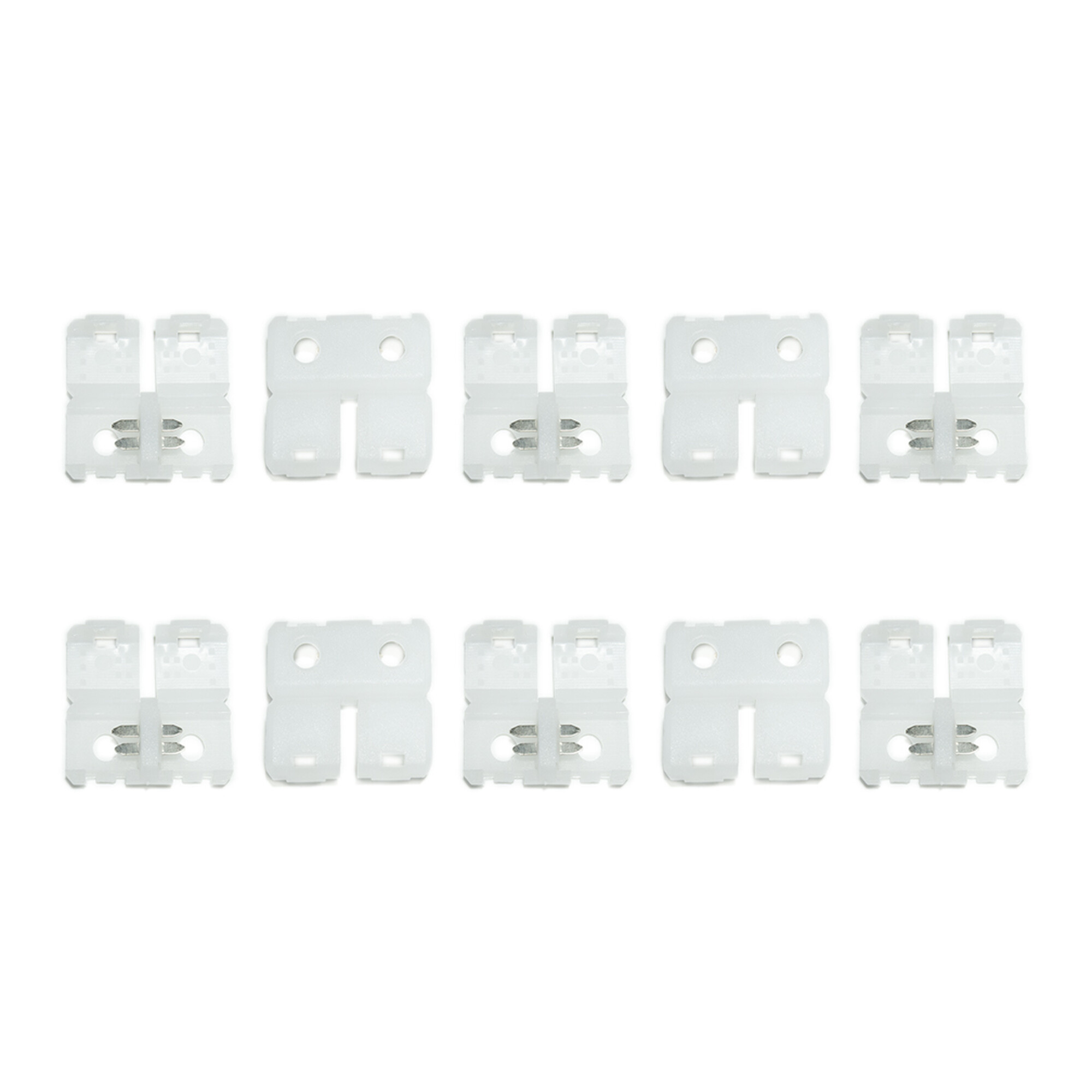 Коннектор без провода для неона 6*12мм Белый (1штука) SignImpress