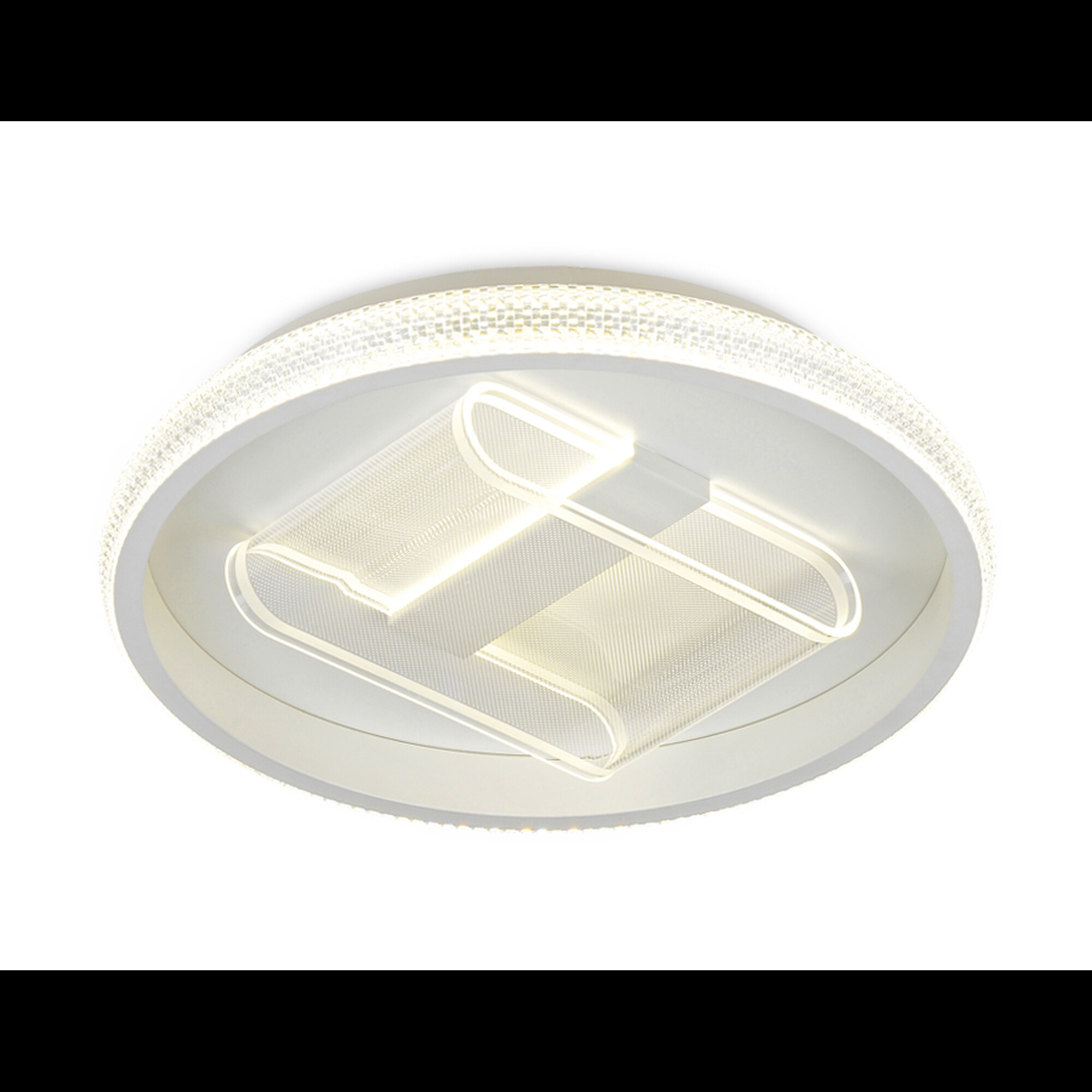 Потолочный светодиодный светильник с пультом FA600 WH белый 66W D470*90 Ambrella light 