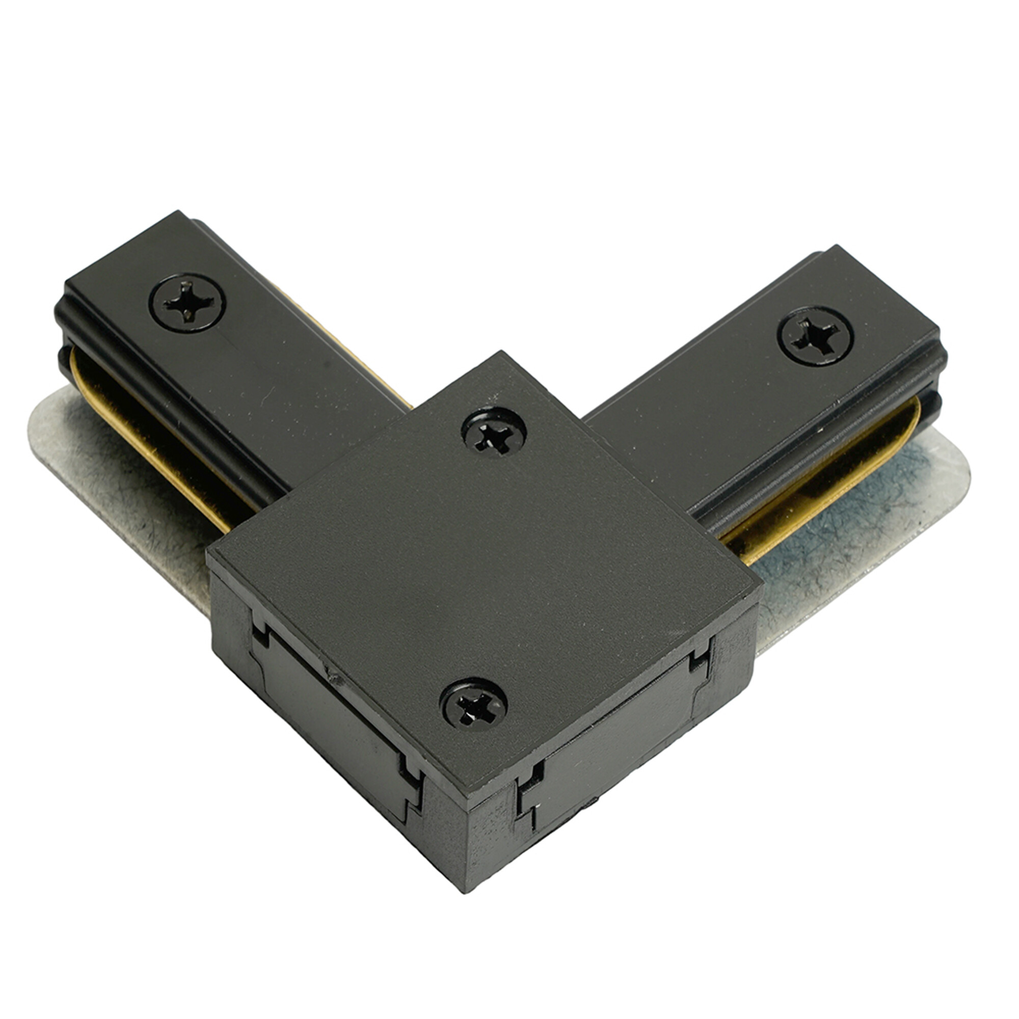 Коннектор угловой для шинопровода, чёрный, LD1021 для CAB1007 Feron