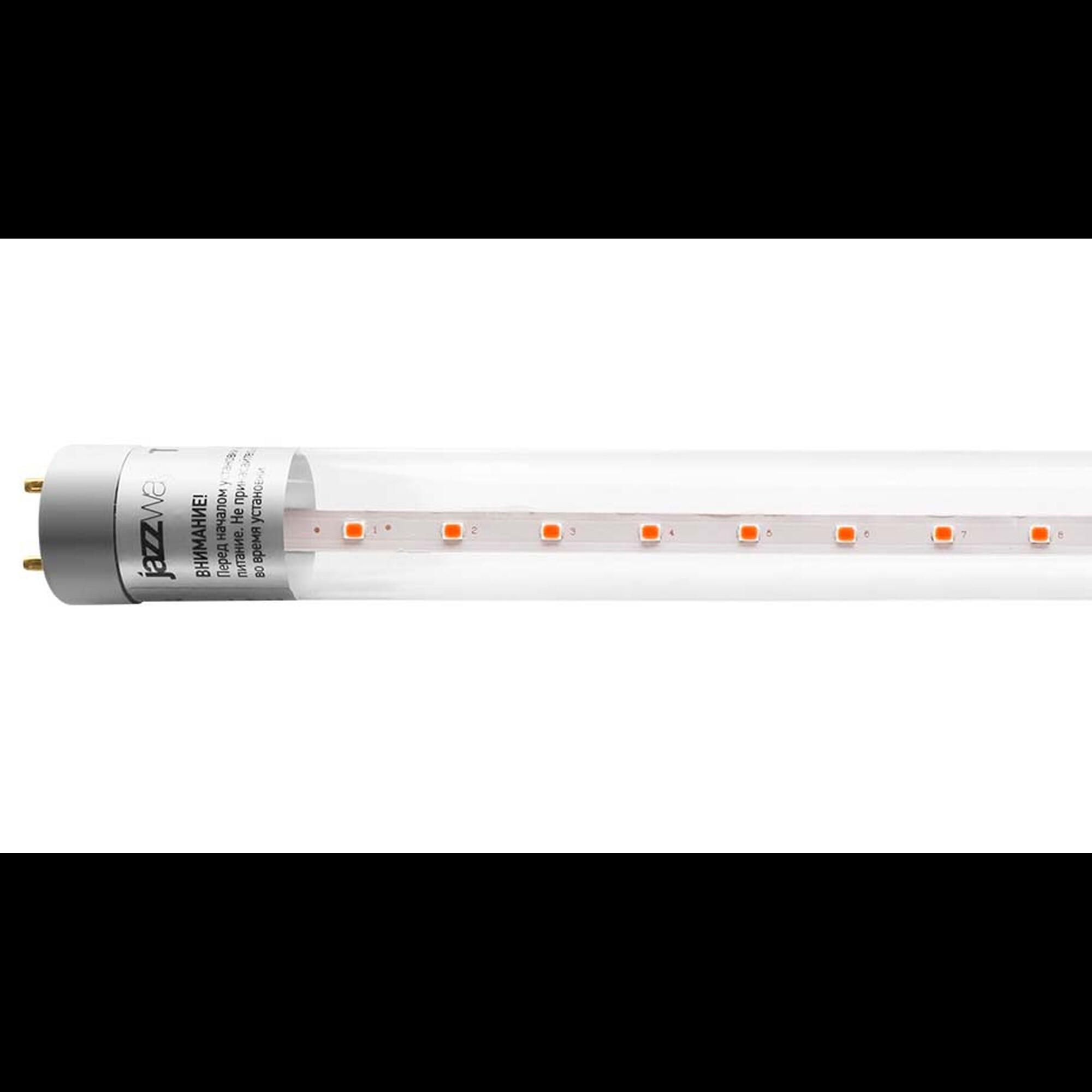 Лампа светодиодная PLED T8 1200 Agro 16w CL G13 ( для растений) Jazzway