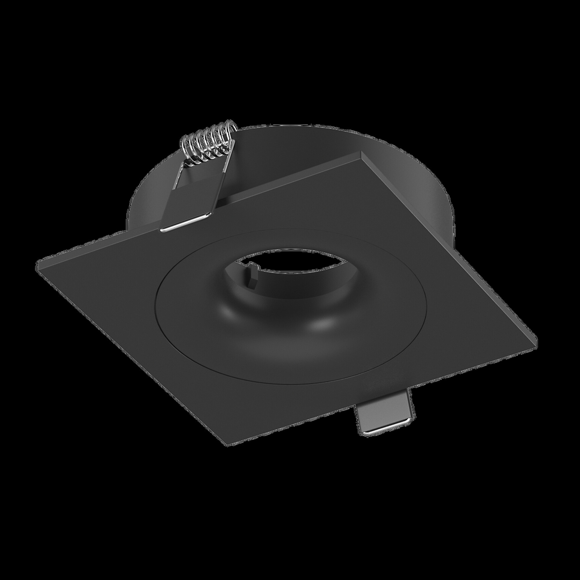 Корпус светильника встраиваемый квадрат поворотный, COMBO-2S1-BL, черный, IP20 SWG