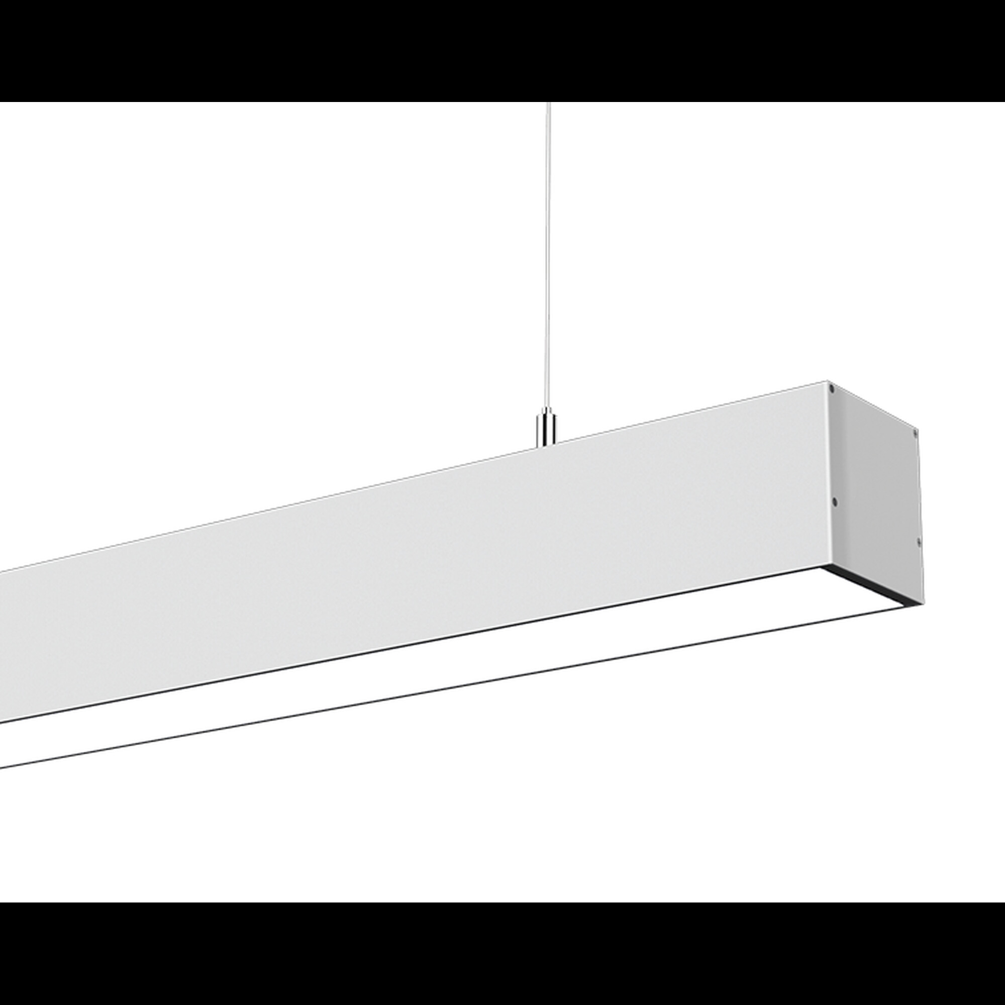 Профиль подвесной/накладной алюминиевый LS.7477 (2.5м) SWG