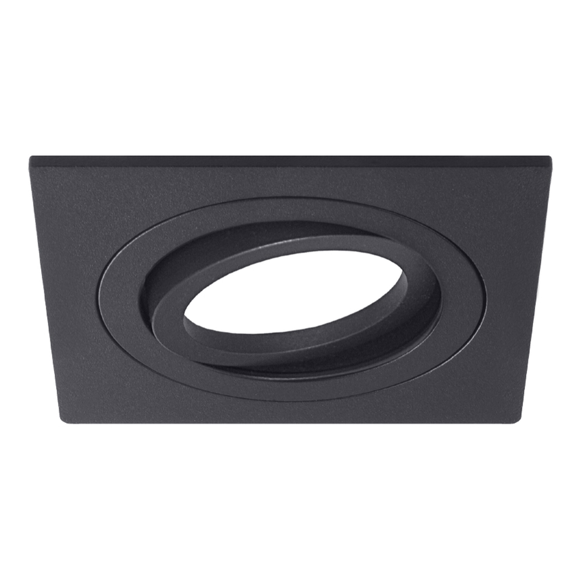 Светильник встраиваемый поворотный GU5.3 (MR16) квадрат 010103 Чёрный SignImpress