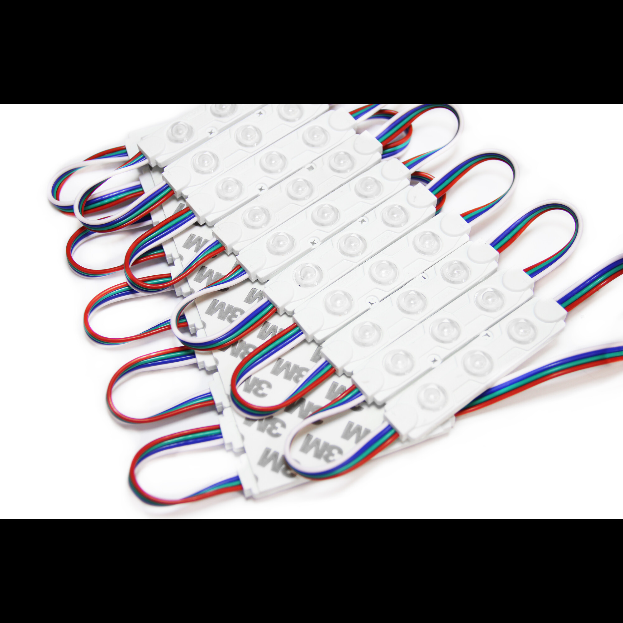 Модуль светодиодный 3 SMD 5050 0,72Вт RGB (c линзой 160) 3M - 1шт. SignImpress