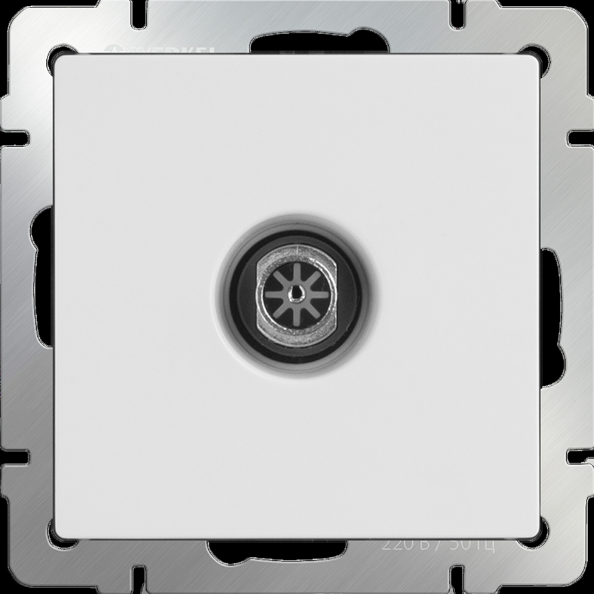 ТВ-розетка оконечная (белая) / WL01-TV (распродажа)