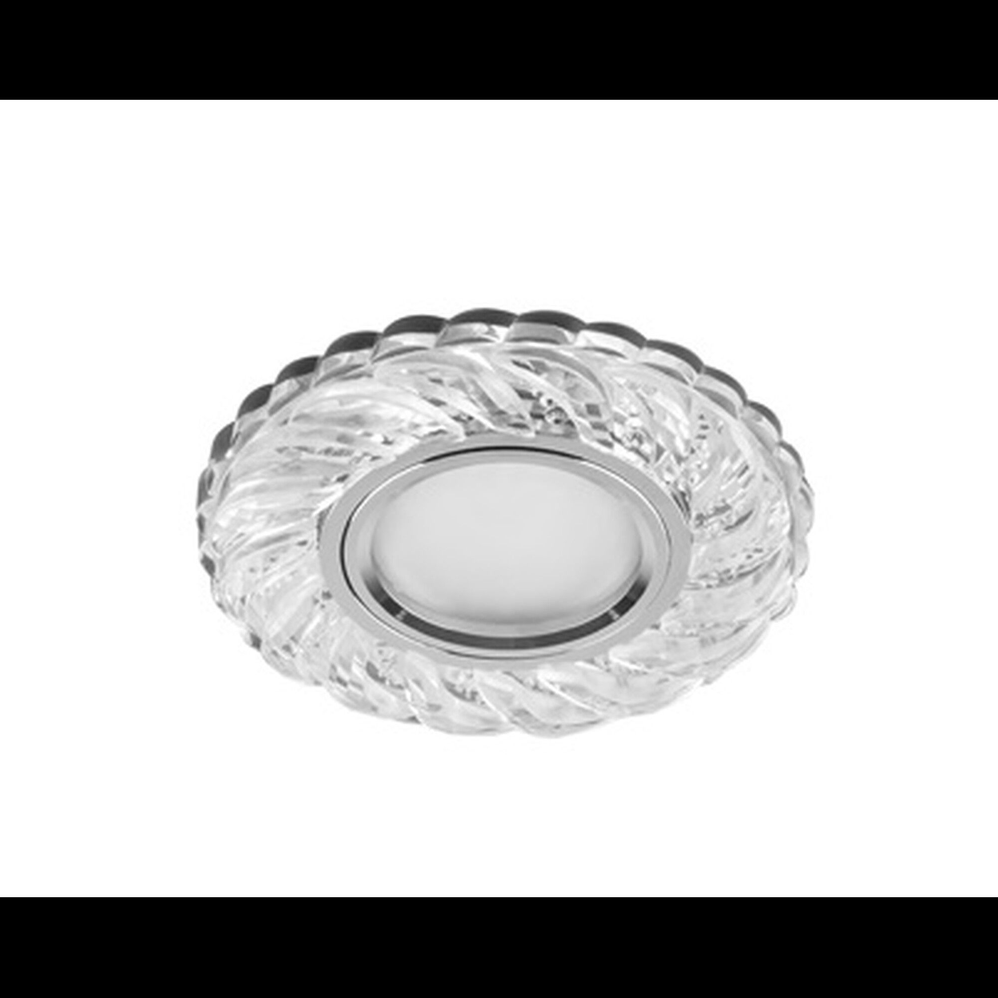 Светильник встраиваемый с подсветкой CD934 15LED 4000K MR16 прозрачный, хром Feron