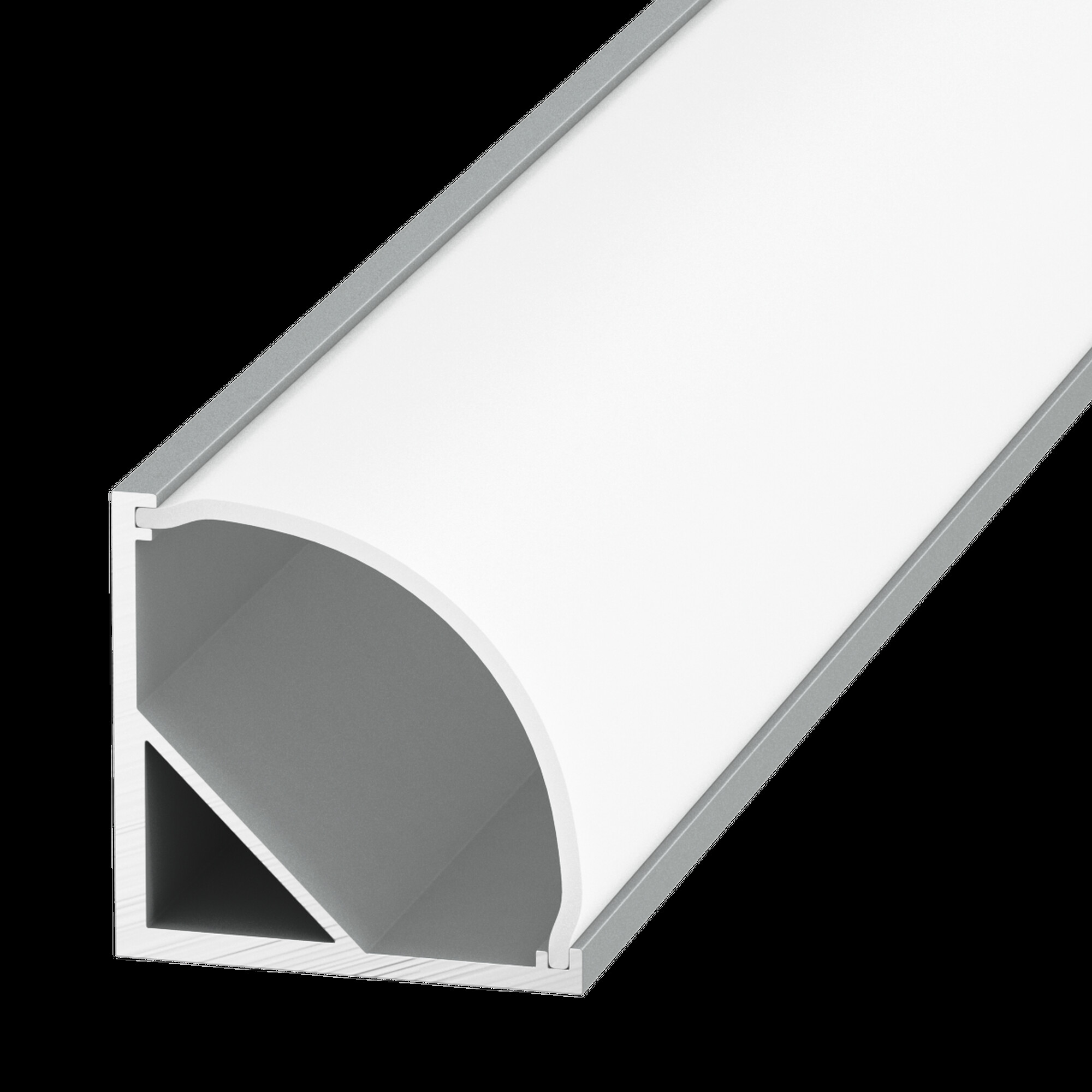 Профиль угловой накладной алюминиевый BEST SF-1616 (2м) (комплект) SWG