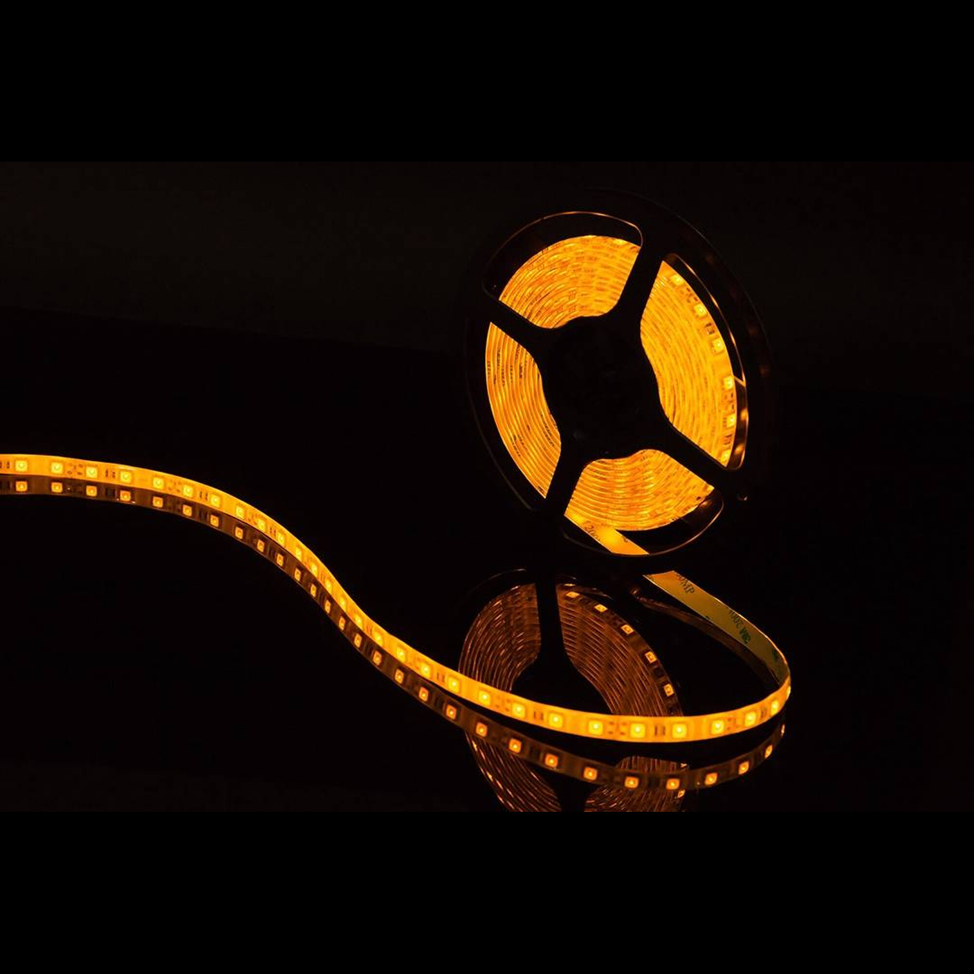 Лента светодиодная стандарт SMD5050 60LED/м 14,4Вт/м 12В IP65 Цвет:Желтый (1метр) 3М SWG