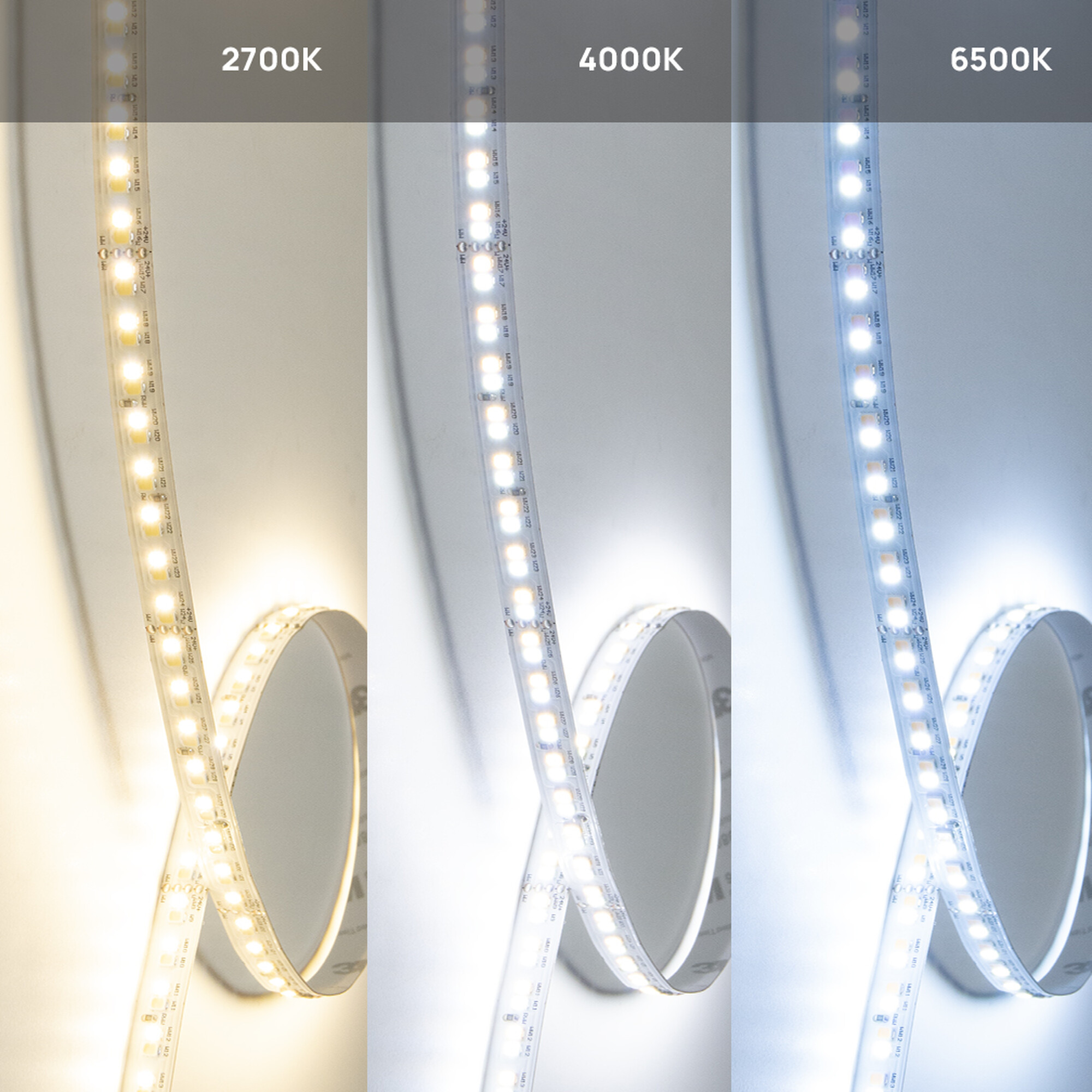 Лента светодиодная PRO SMD2835 24В 224д/м 22Вт 2700-6500К IP20 (1метр) SignImpress