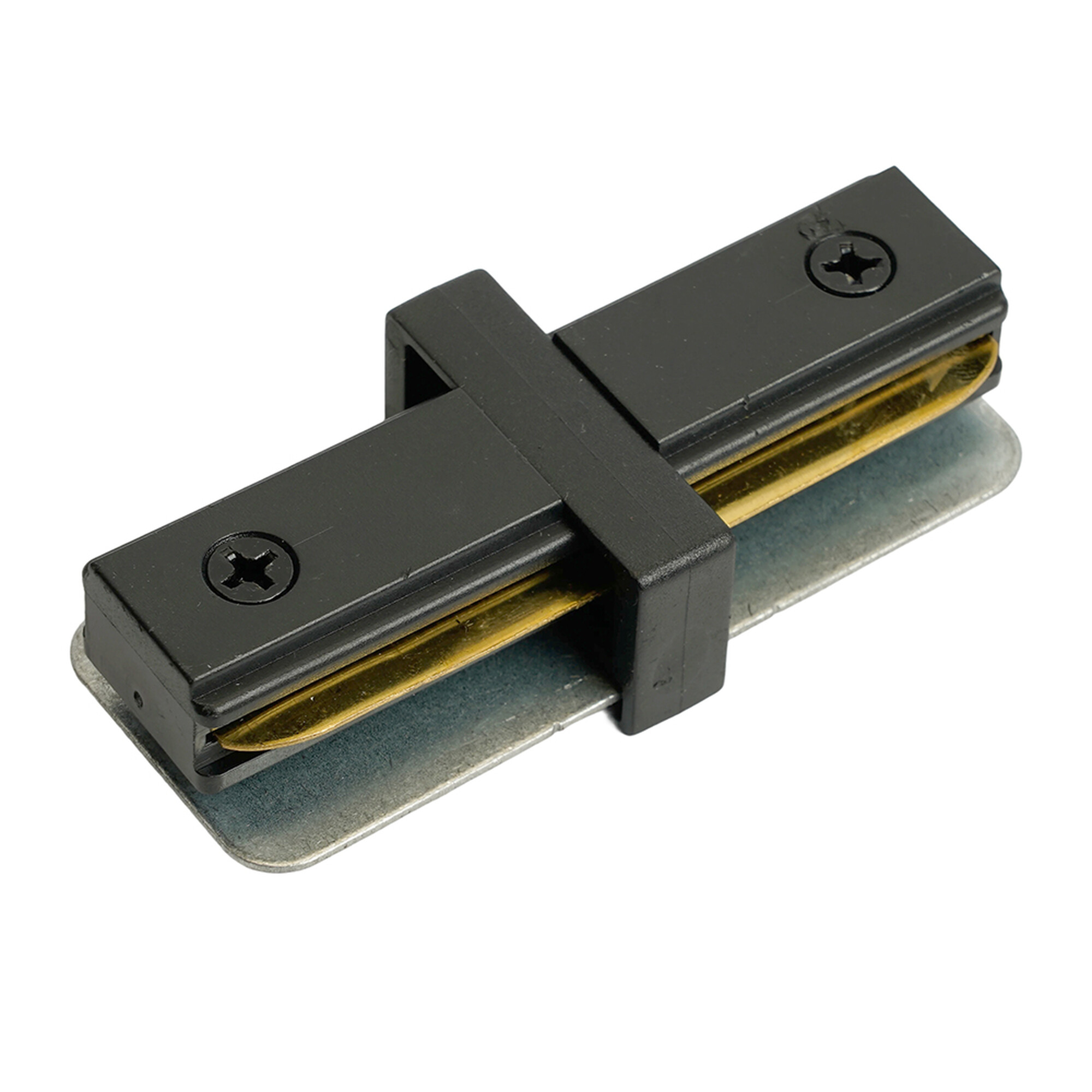 Коннектор прямой для шинопровода, чёрный, LD1020 для CAB1007 Feron