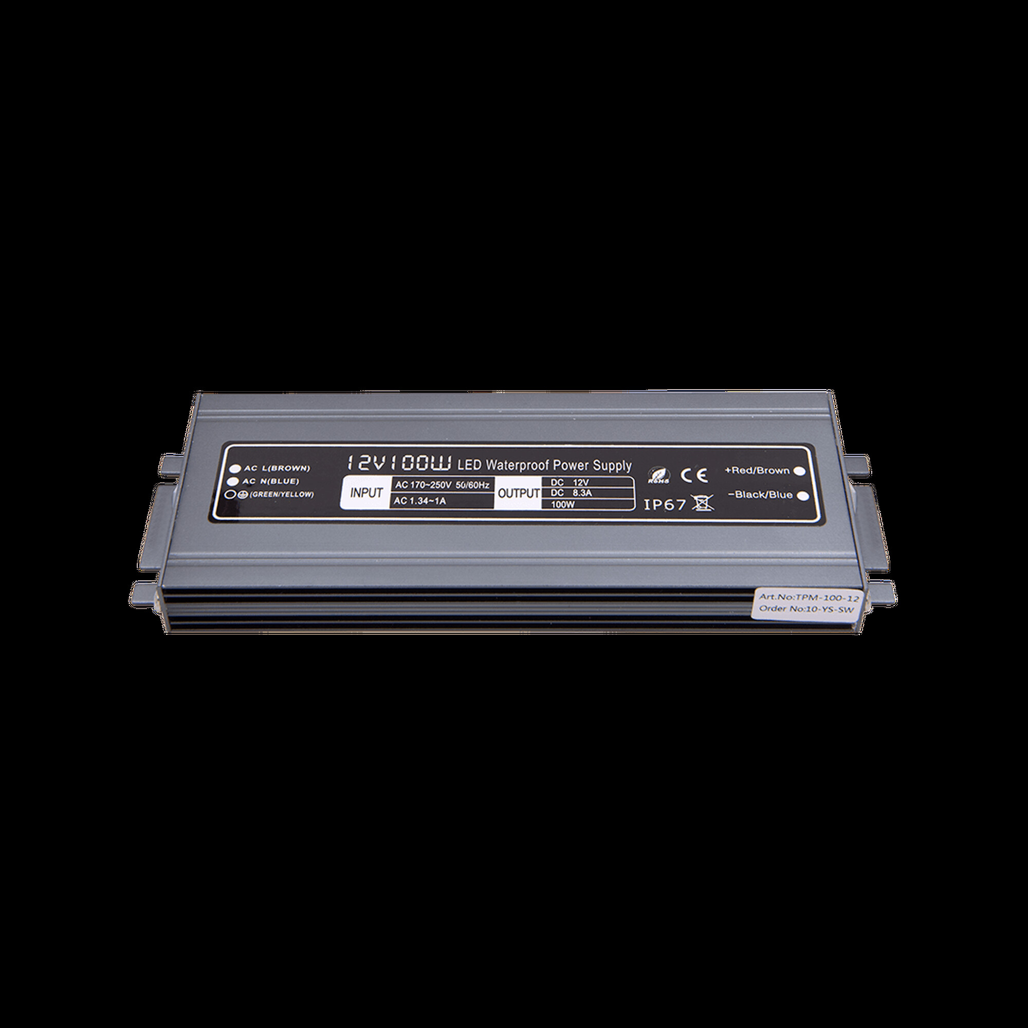 Блок питания MINI Al TPW, 100 W Влагозащитный, 12 V SWG