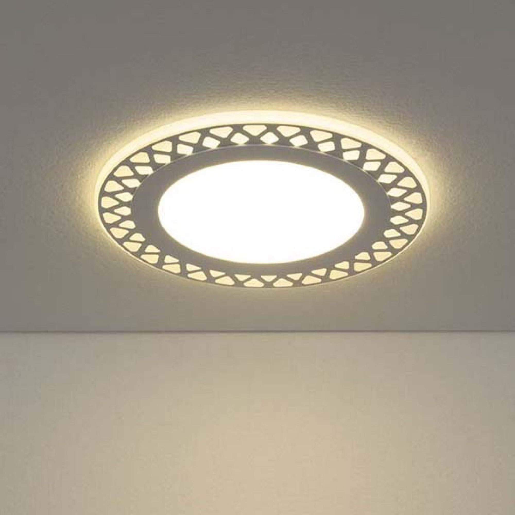 Светильник встраиваемый с подсветкой круглый DSS003 18W 4200K Elektrostandard (распродажа)