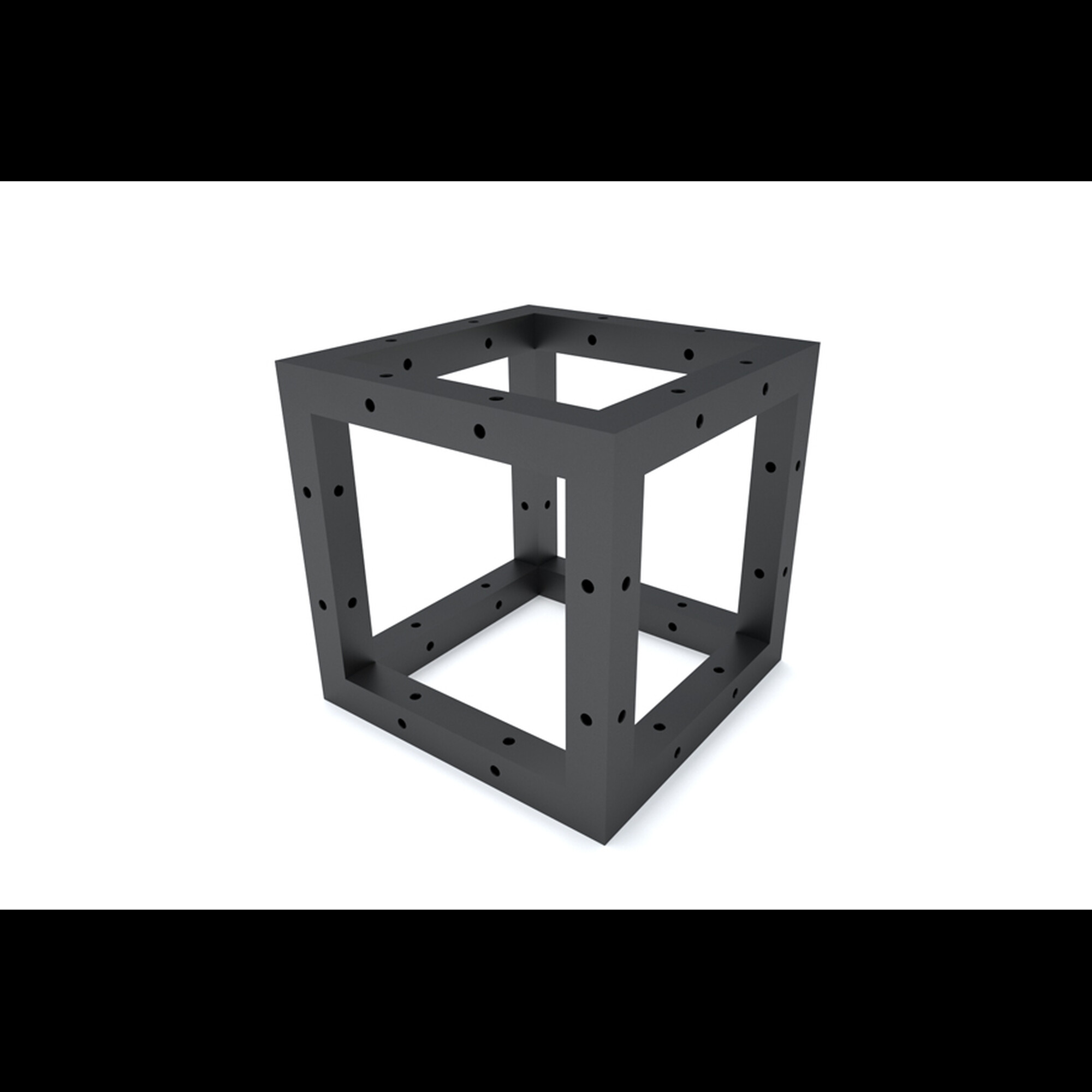 Фермы металлические Line 22*22*22cm, цвет черный, SignImpress