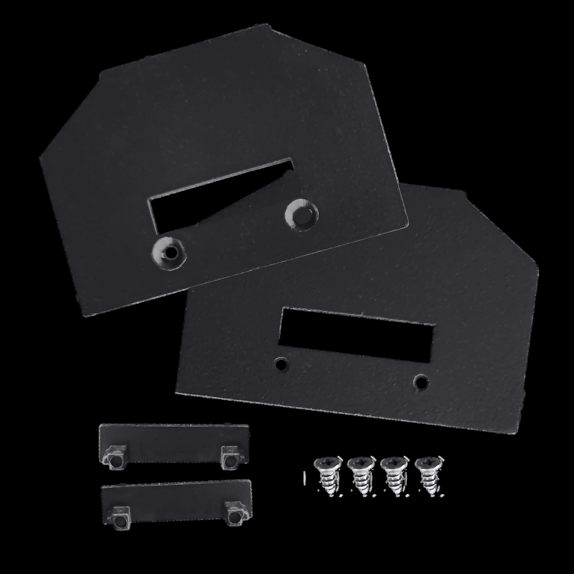 Комплект заглушек к шинопроводу однофазному магнитному Stretch Чёрный SignImpress