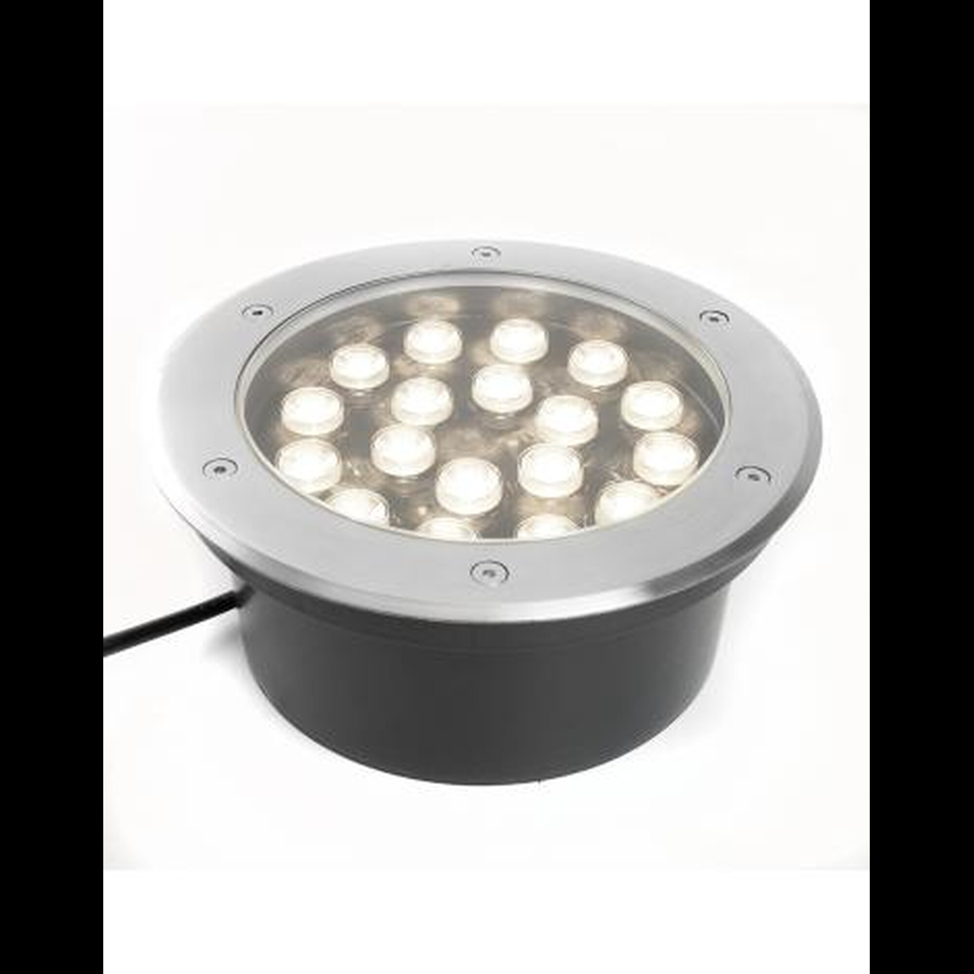 Светодиодный светильник тротуарный (грунтовый) SP2804, 20W, AC12V, низковольтный, 4000K, металл Fero