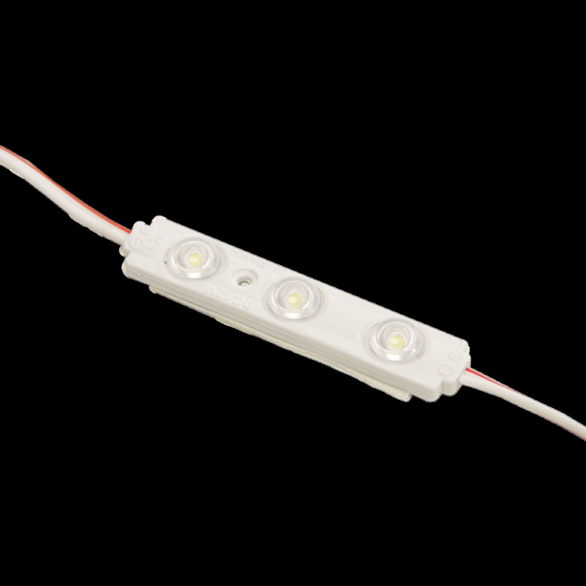 Модуль светодиодный 3 SMD 2835 1,2Вт 110Лм 6000К-6500К (с линзой 160) 3M -1шт. SignImpress