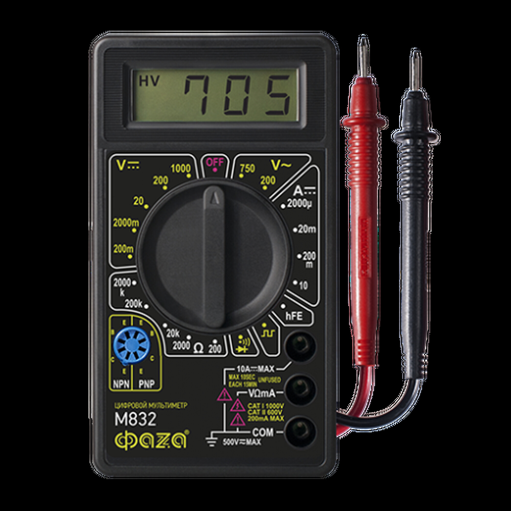Мультиметр ФАZА цифровой M832
