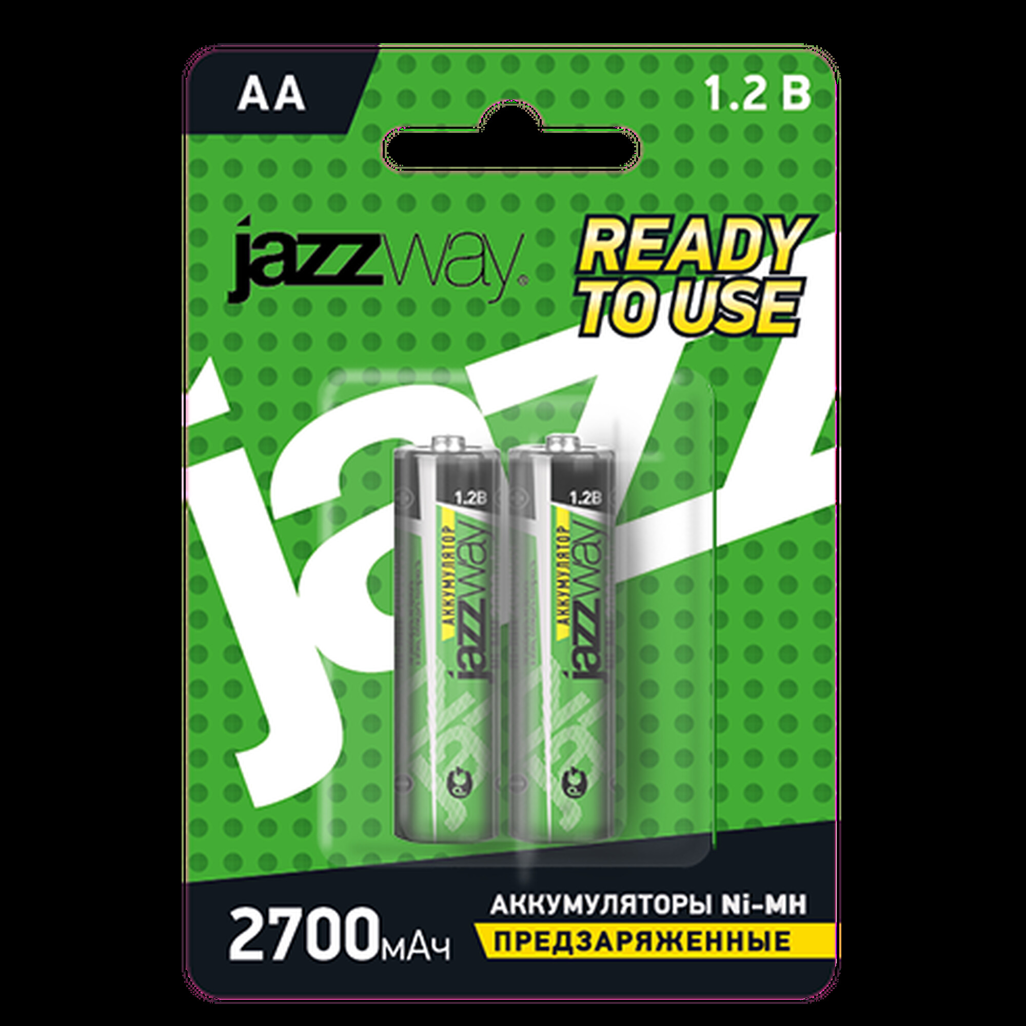 Батарейка акк. JAZZway AA 2700мАч предзаряженные BL-2 - 1шт.
