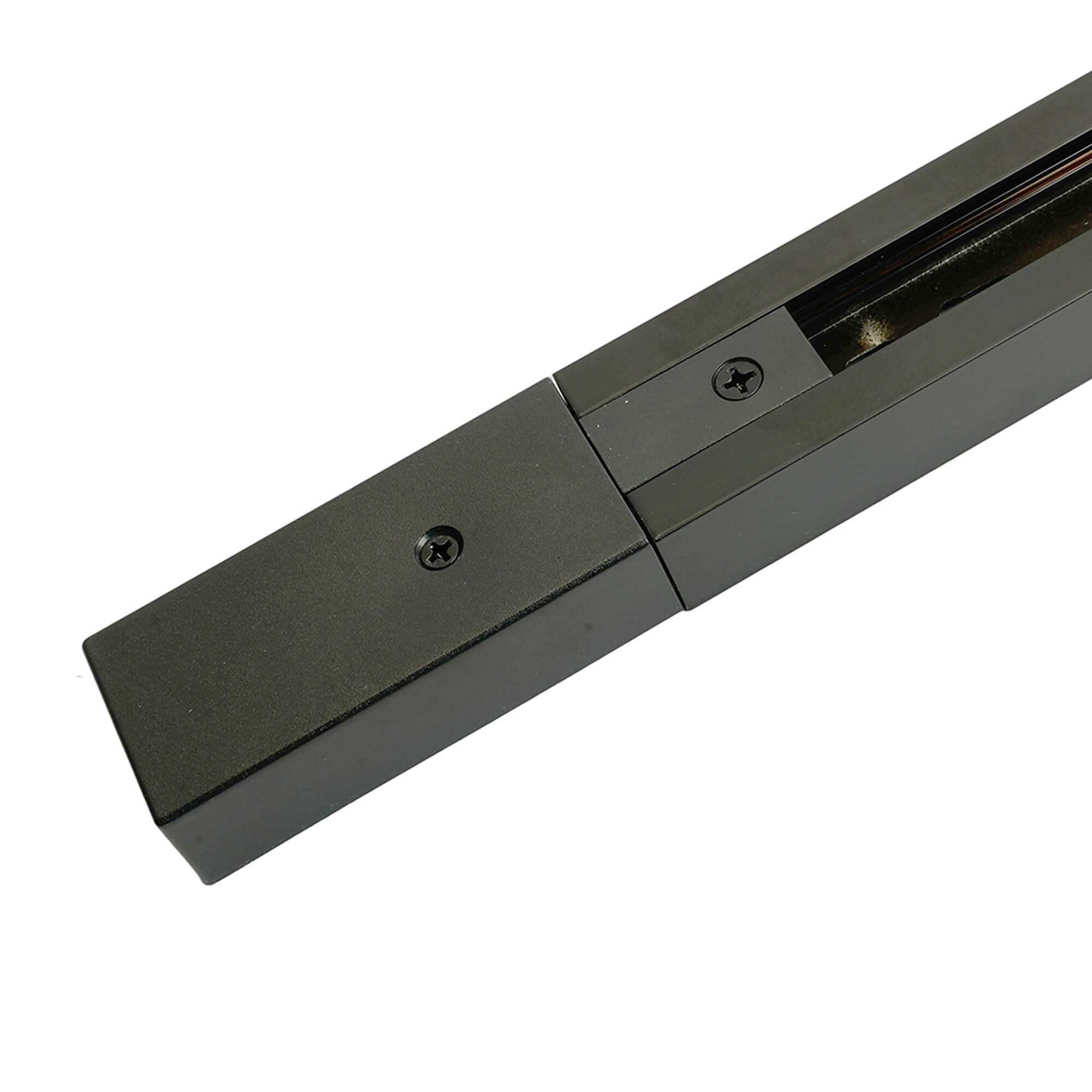 Шинопровод для трековых светильников, чёрный, 3м, в наборе токоввод, заглушка CAB1007 Feron