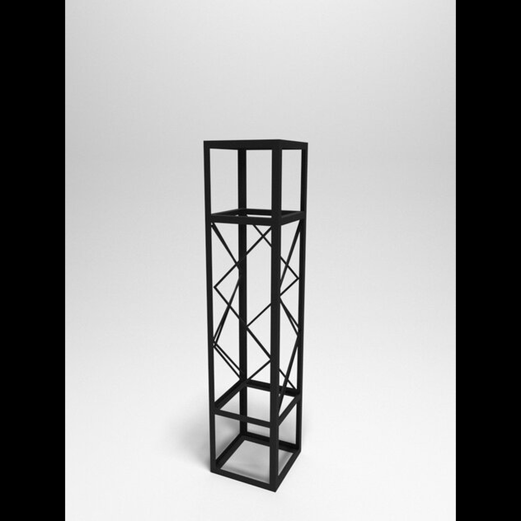 Фермы металлические Line 22*22*100cm, цвет черный, SignImpress