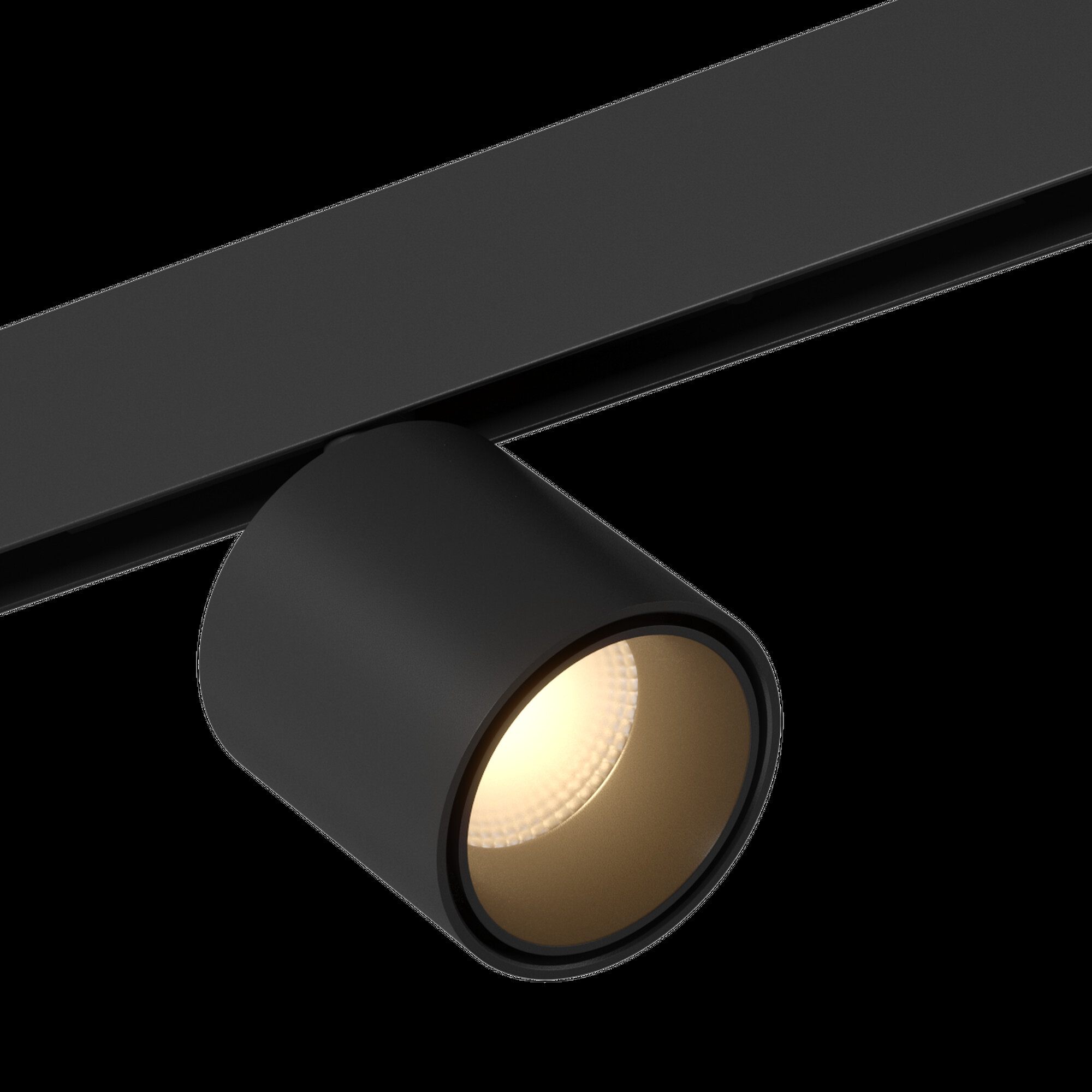 Магнитный светильник-спот серии SY mini, 48В, 8,2W Черный 3000 SY-mini-521911-8.2-48-BL-WW SWG