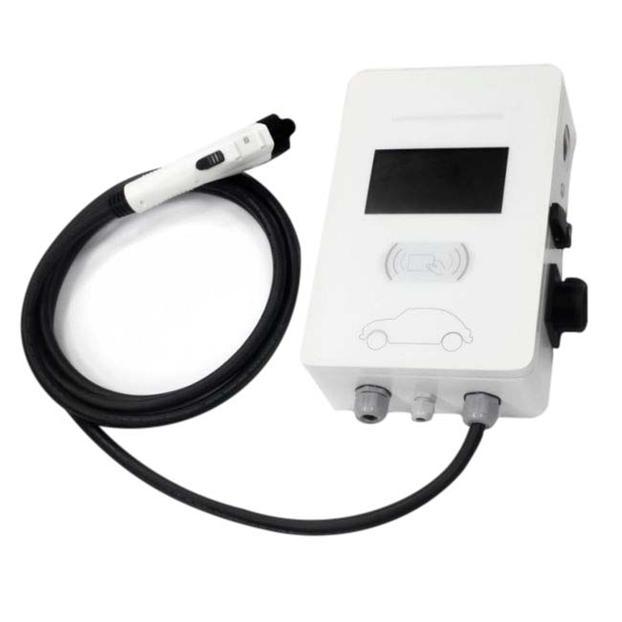 Зарядная станция, кабельная InterSmart T1 11,5кВт 4G+WiFi