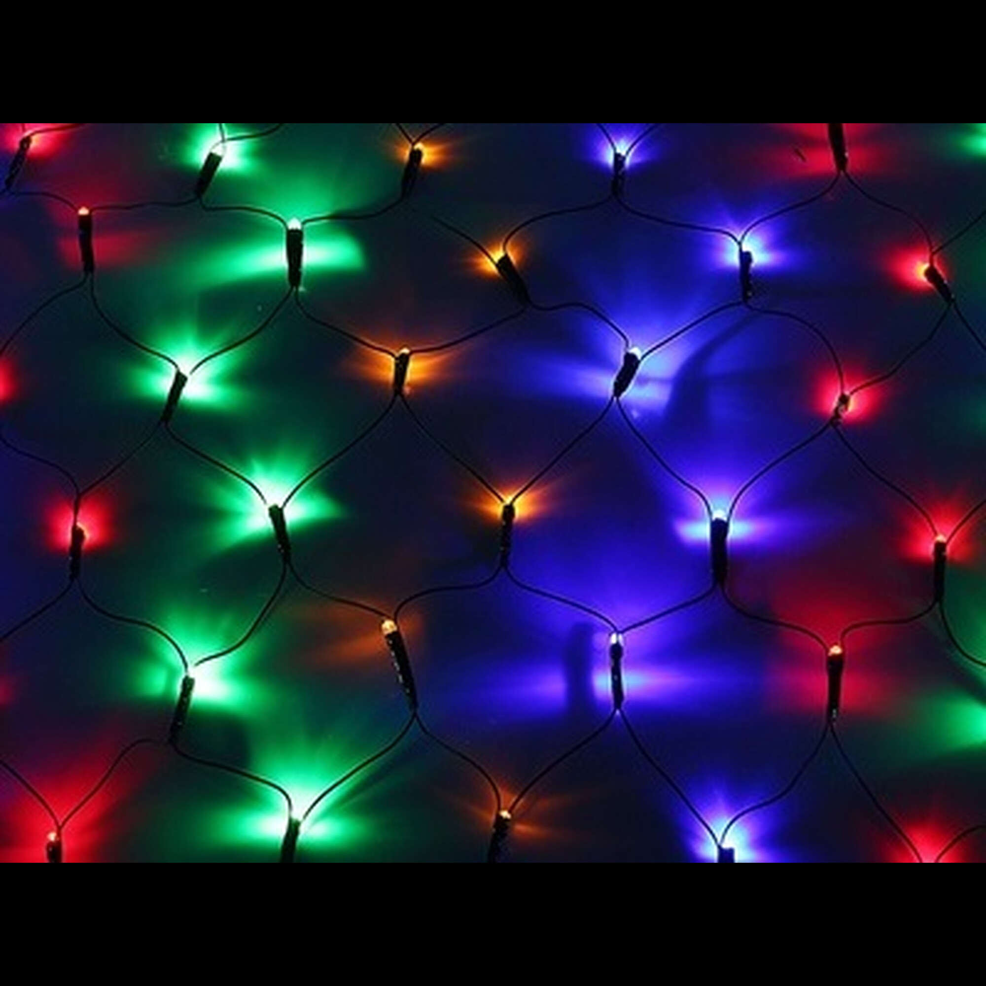 Гирлянда-сетка NTLD144-M-E LED,ул 144 ,разн светод.150х100 (распродажа)