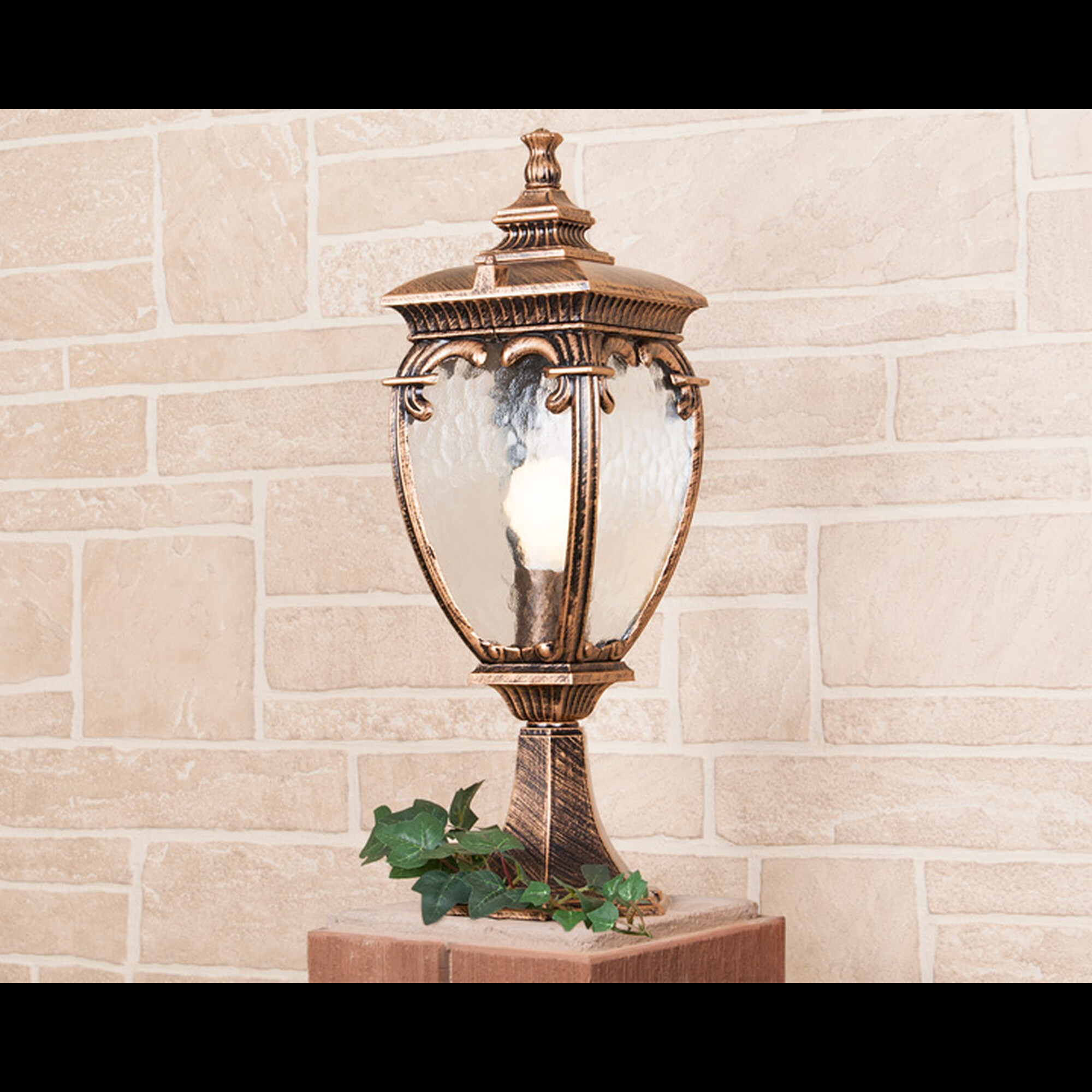 Светильник на постамент E27 60W Andromeda S черное золото Elektrostandard