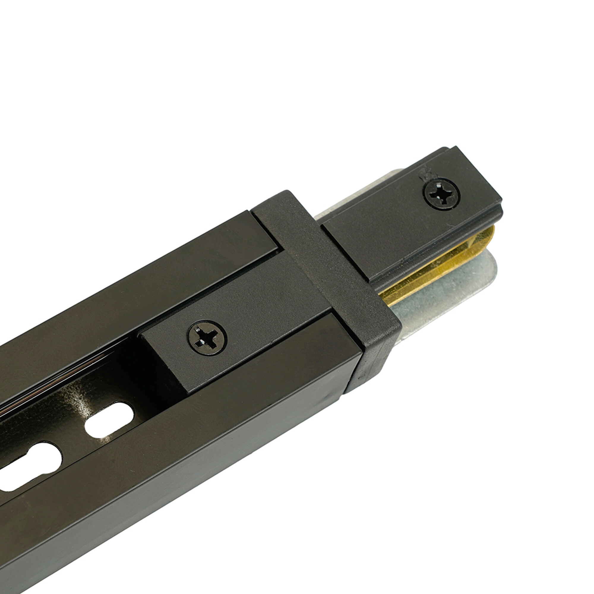 Коннектор прямой для шинопровода, чёрный, LD1020 для CAB1007 Feron