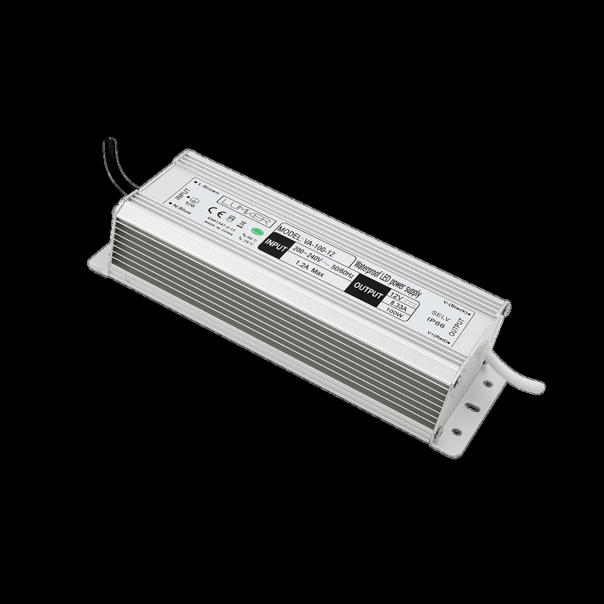Блок питания Al Блок питания LTPW, 100 W Влагозащитный IP66, 12 V, 3 года гарантии SWG (распродажа)