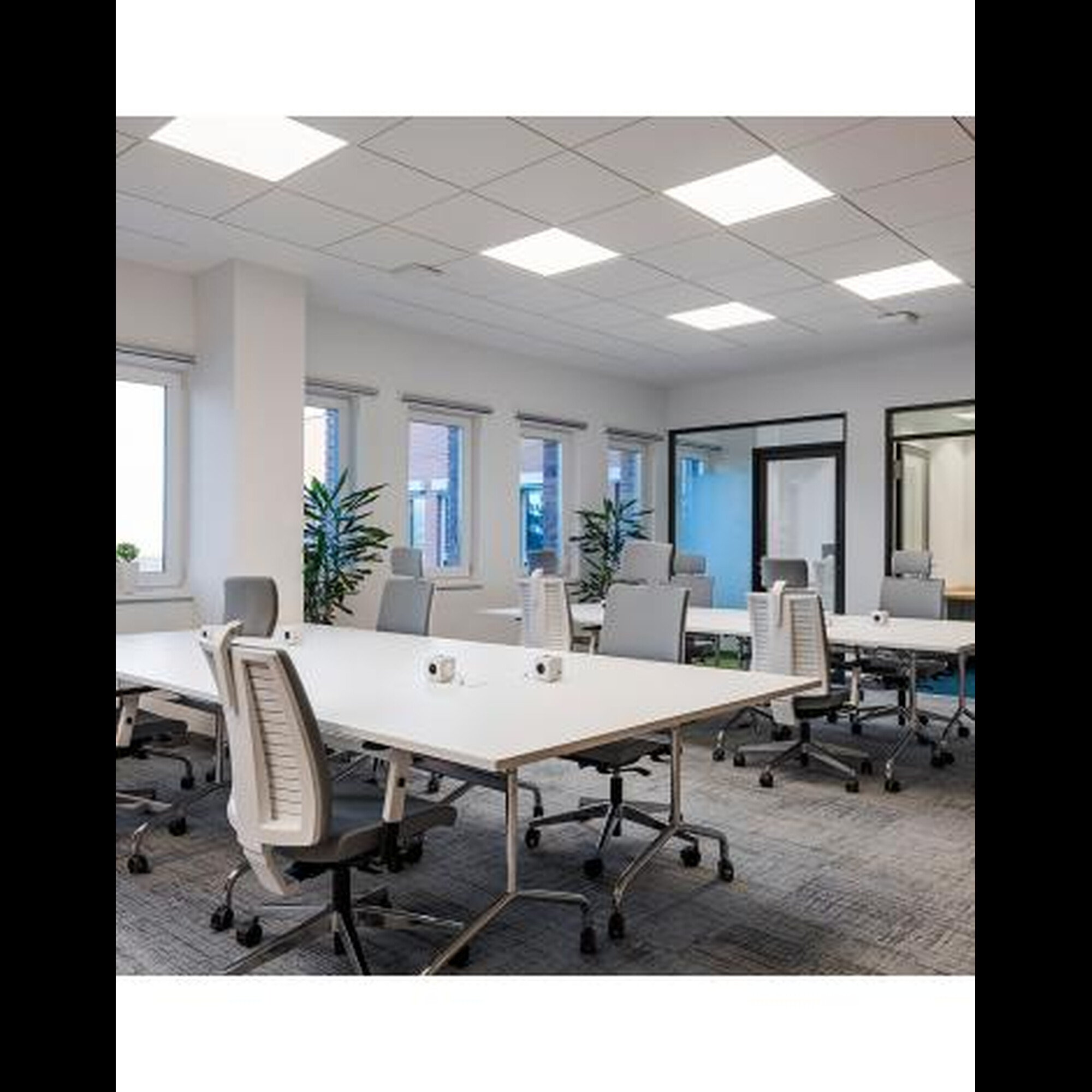 Светодиодный светильник AL2115 встраиваемый 51033 36W 6500K белый со встроенным ЭПРА Feron 