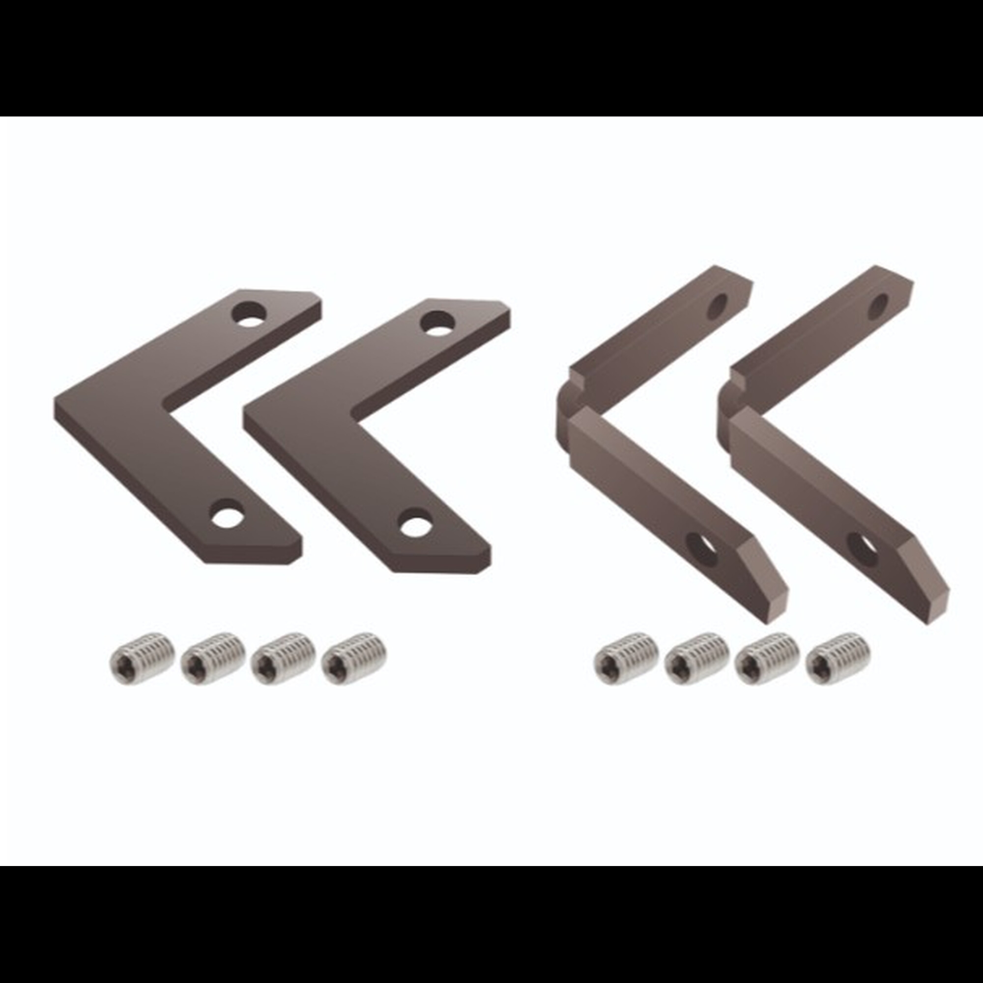 Комплект угловых соединителей трека SMART ONE, алюминий Denkirs