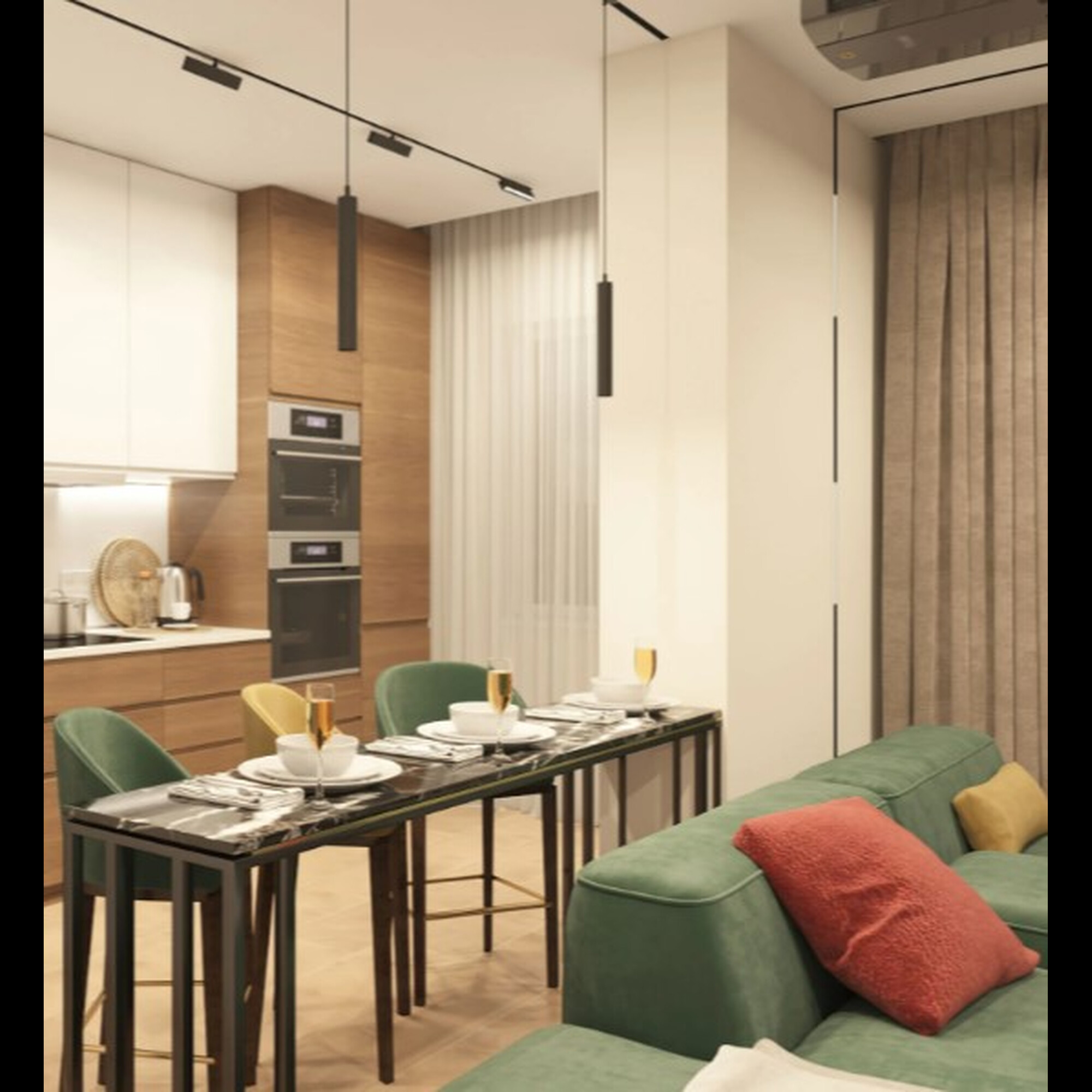 Трековый светильник DK8008-BK Denkirs