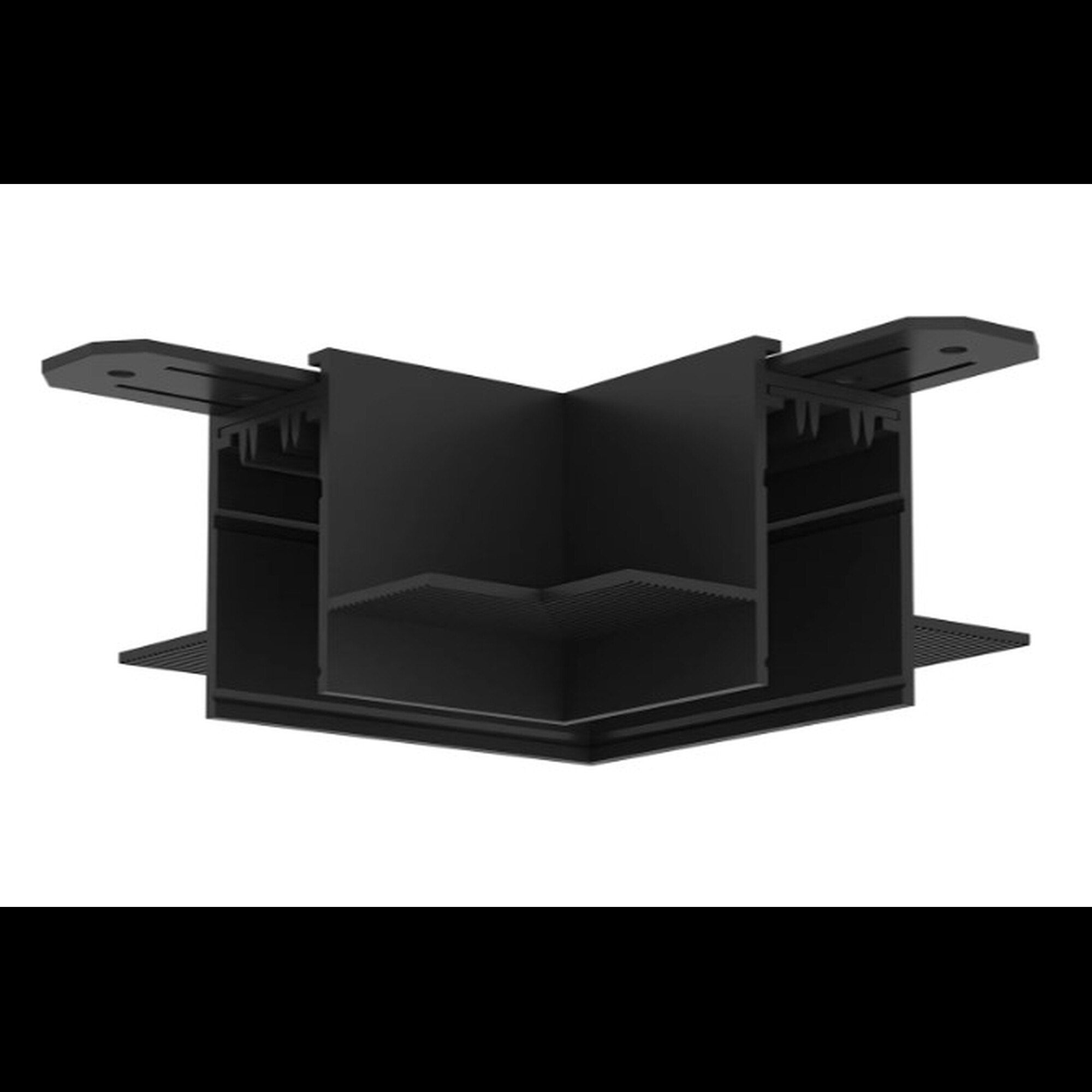 Угол потолок-потолок встраиваемый под ГКЛ SMART черный Denkirs